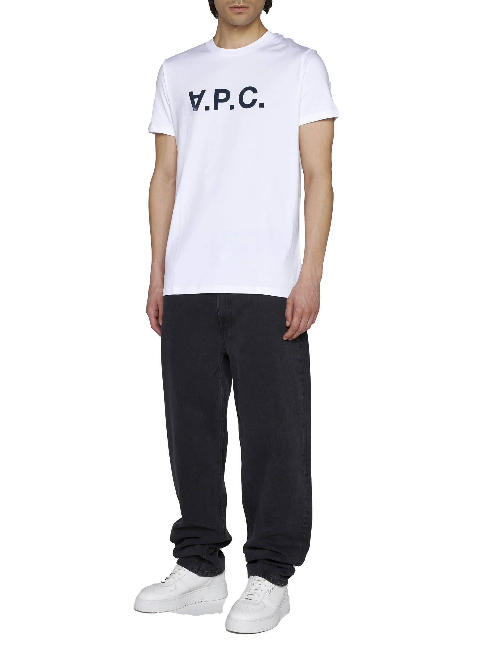 Apc A.p.c. Mens Martin Stonewashed Black Denim Jeans In Black