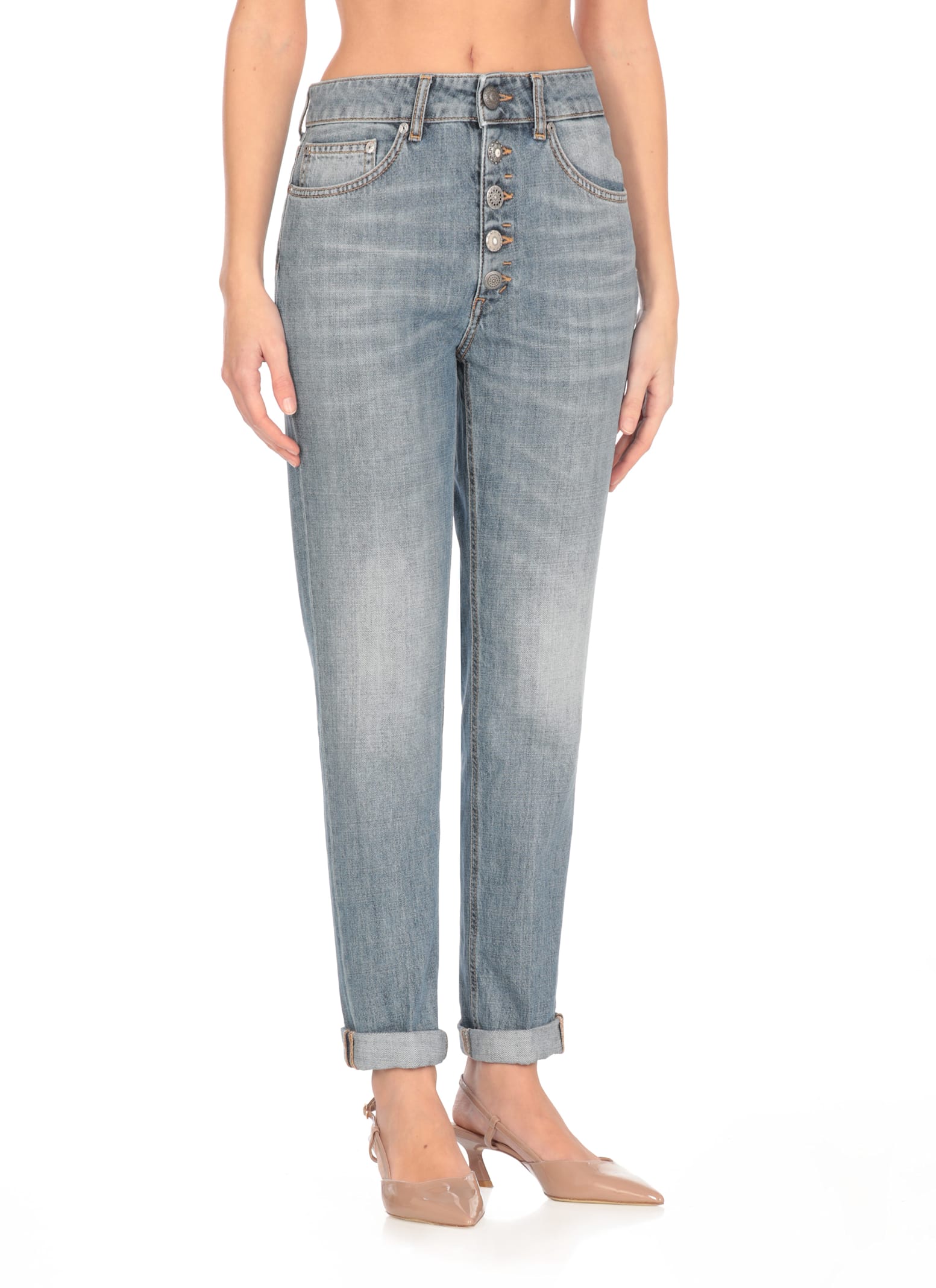 Dondup Koons Gioiello Jeans In Blue