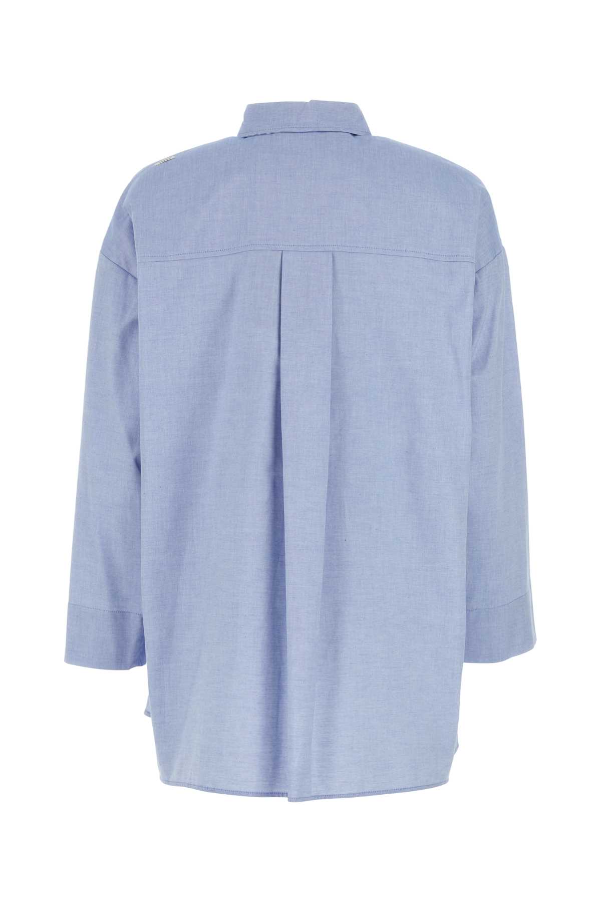 Shop 's Max Mara Light-blue Cotton Sylvie Shirt In 001