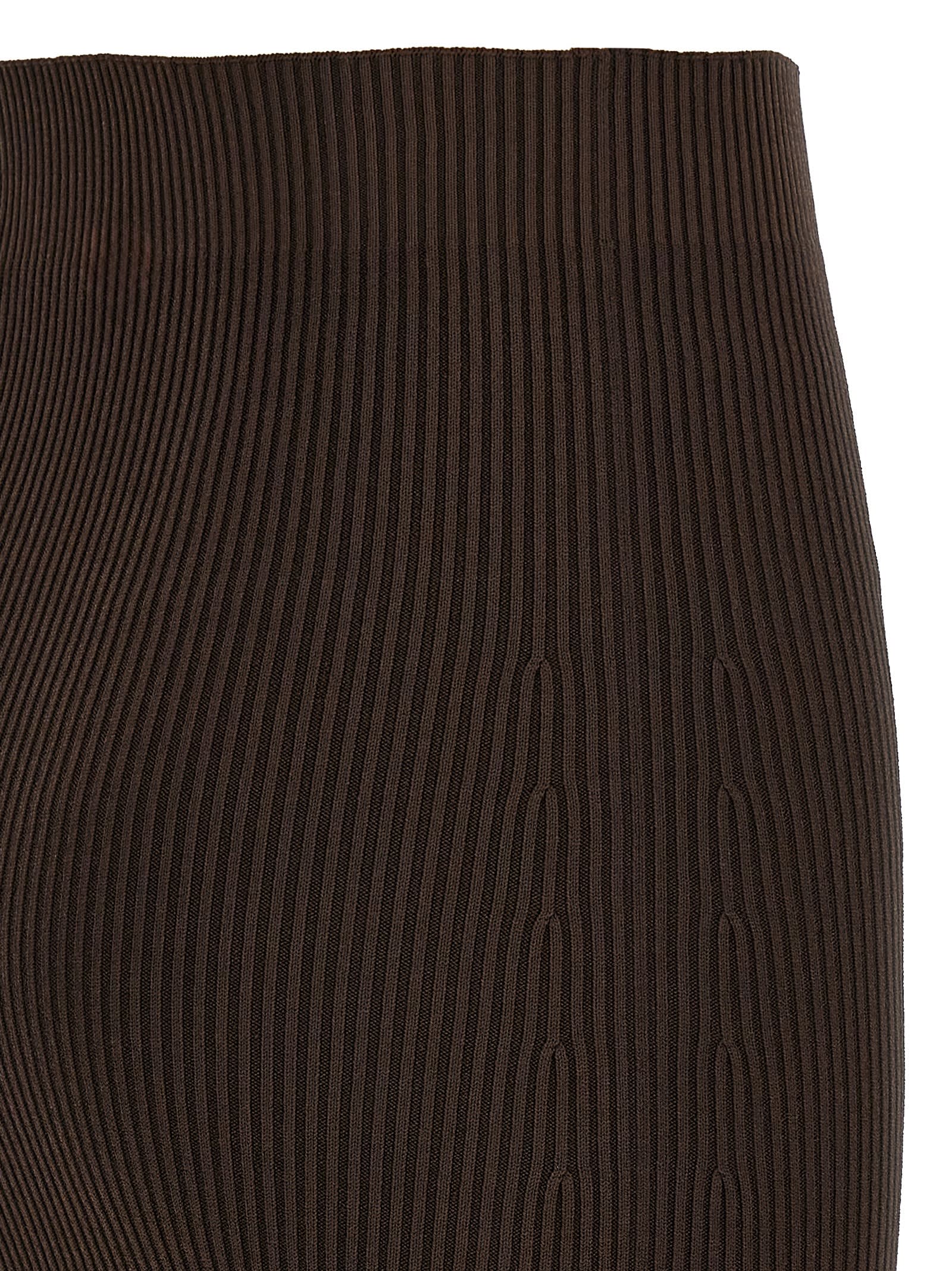 Shop Max Mara Aprile1234 Skirt In Brown