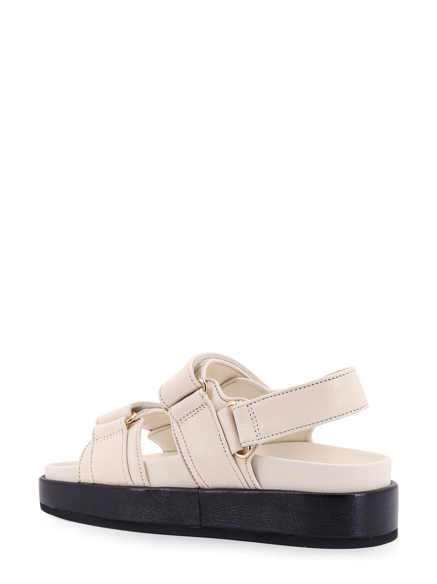Tory Burch Kira Low Leather Sandals In Pink