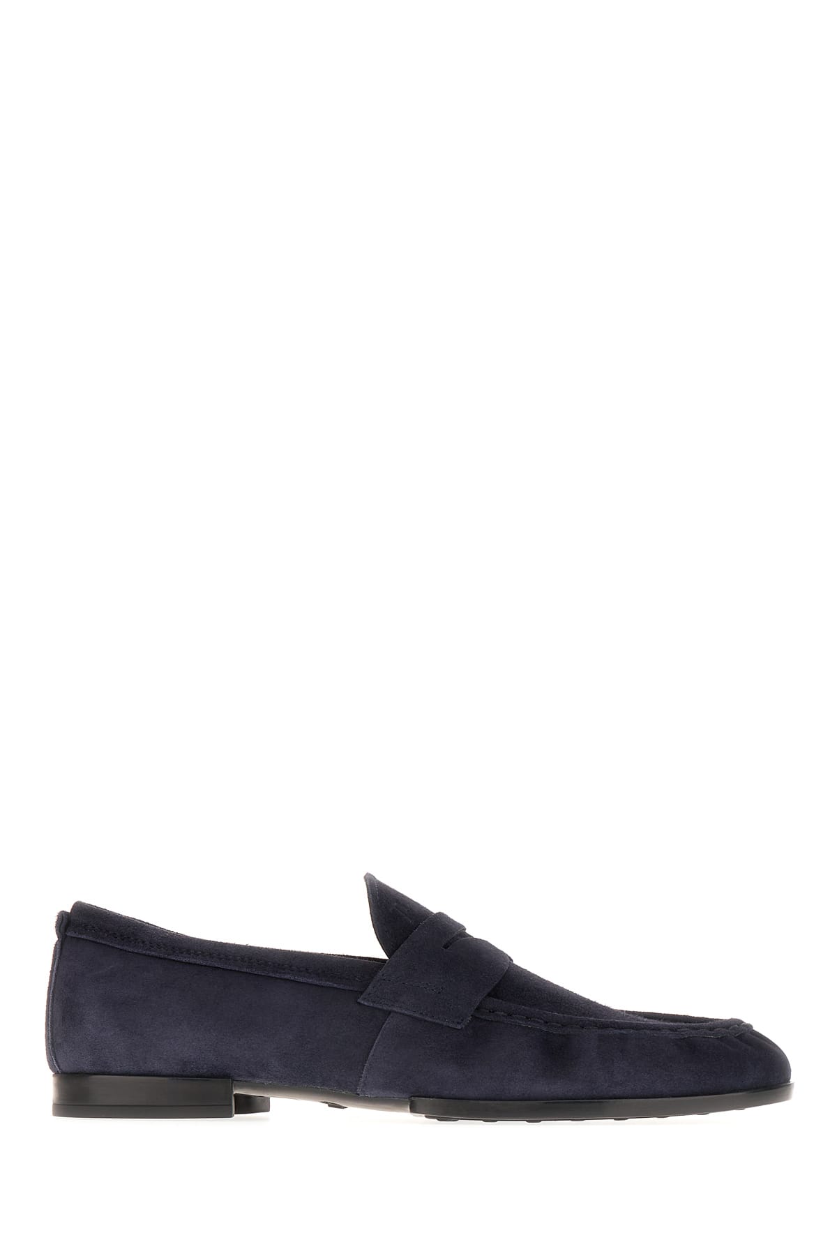 Tod's Blue Suede Loafers In U801