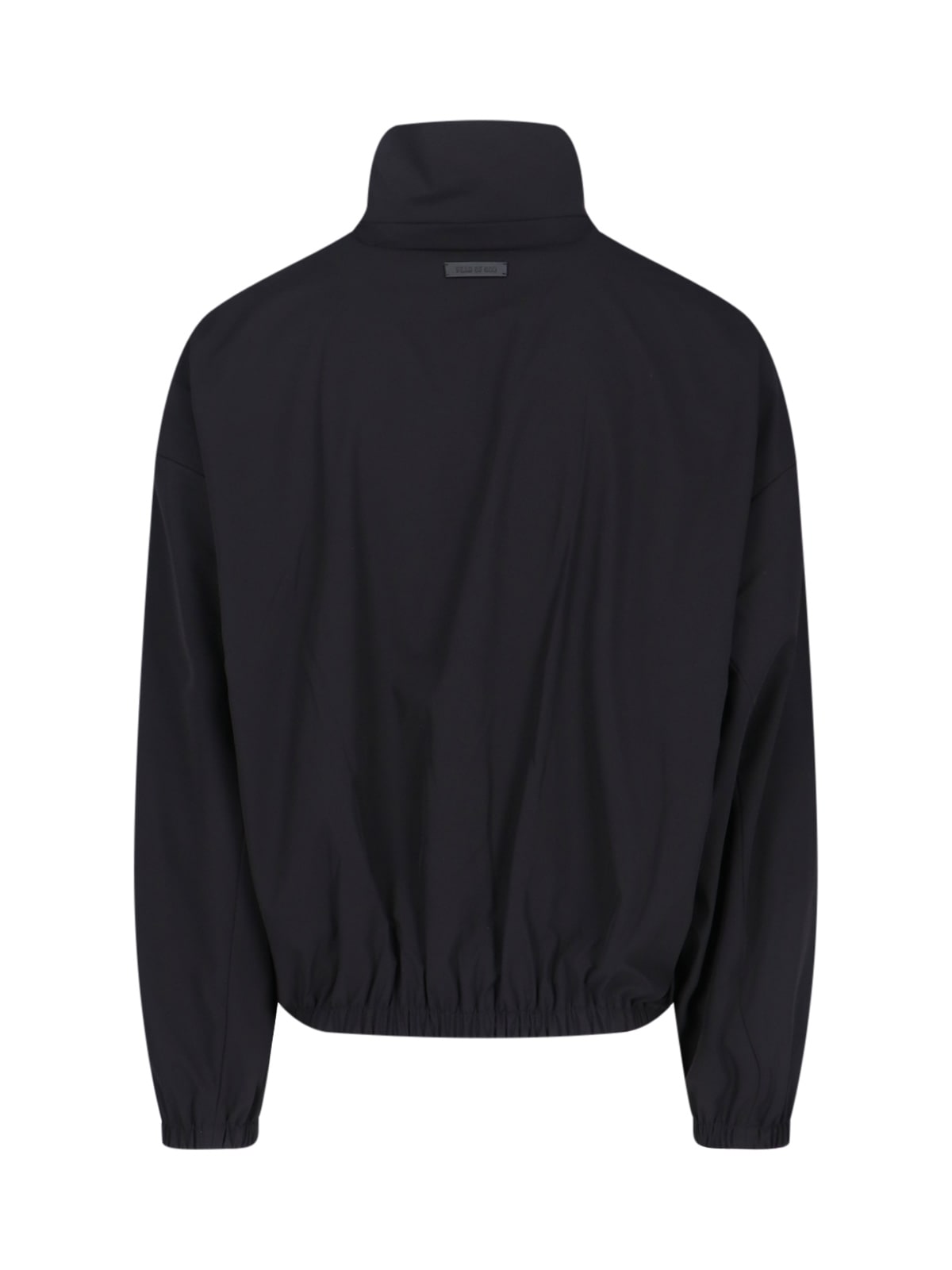 Fear Of God High Collar Track Jacket In Black