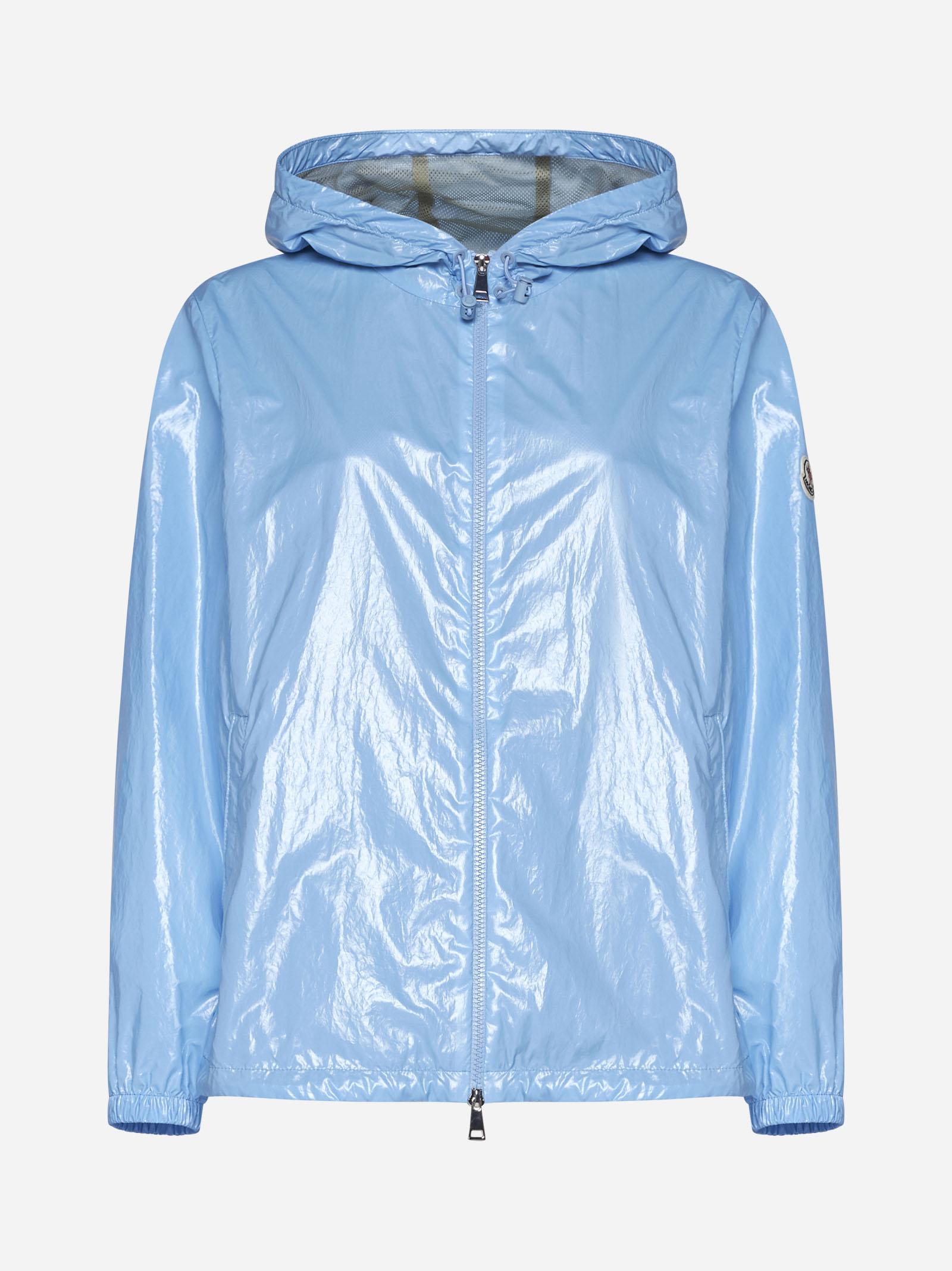 MONCLER WUISSE WAXED COTTON JACKET