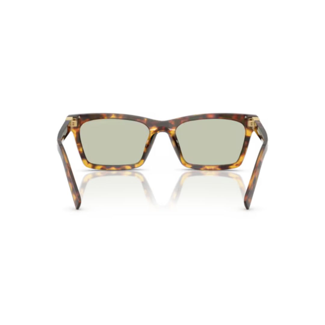 Miu Miu Mua05s Rectangular Acetate Sunglasses In Brown