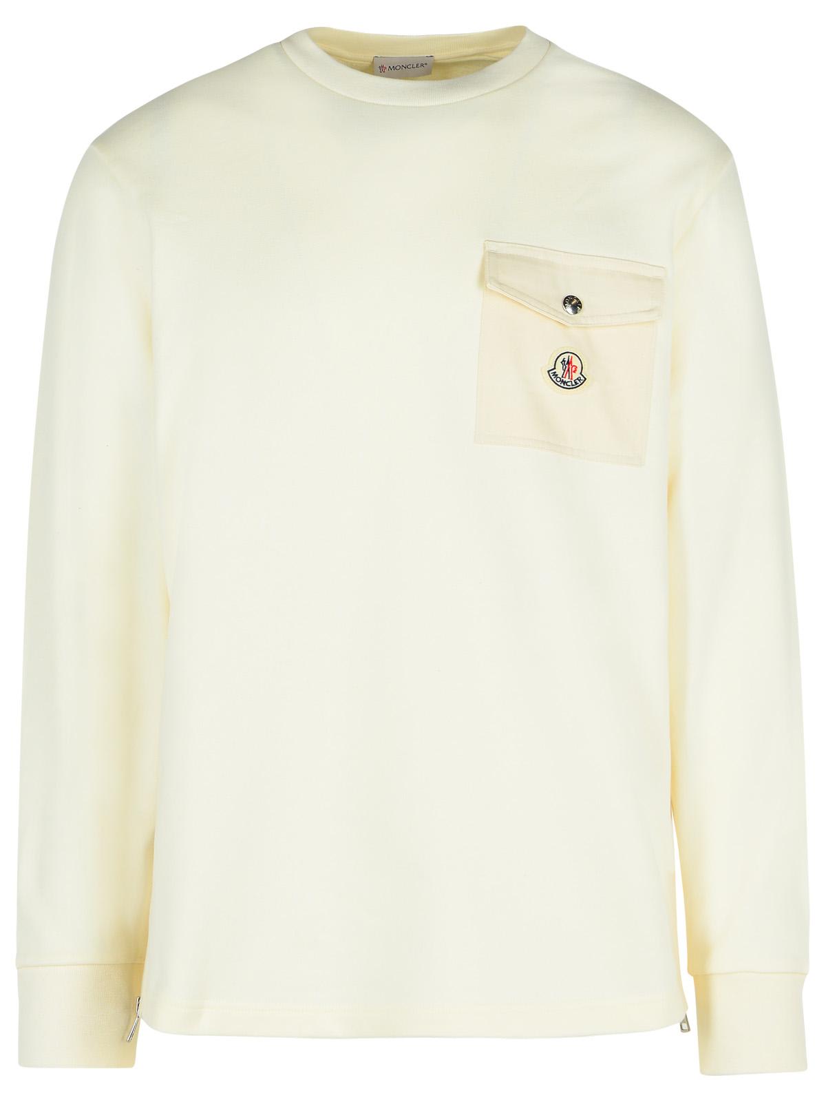 Beige Cotton Sweatshirt