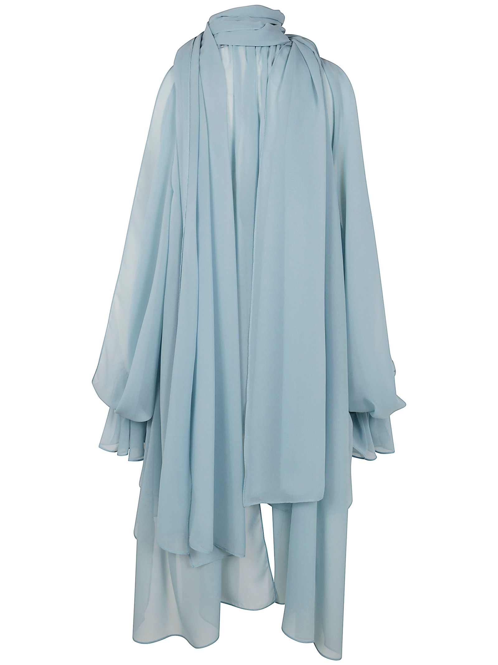 Shop Blumarine Georgette Blouse In Ticino