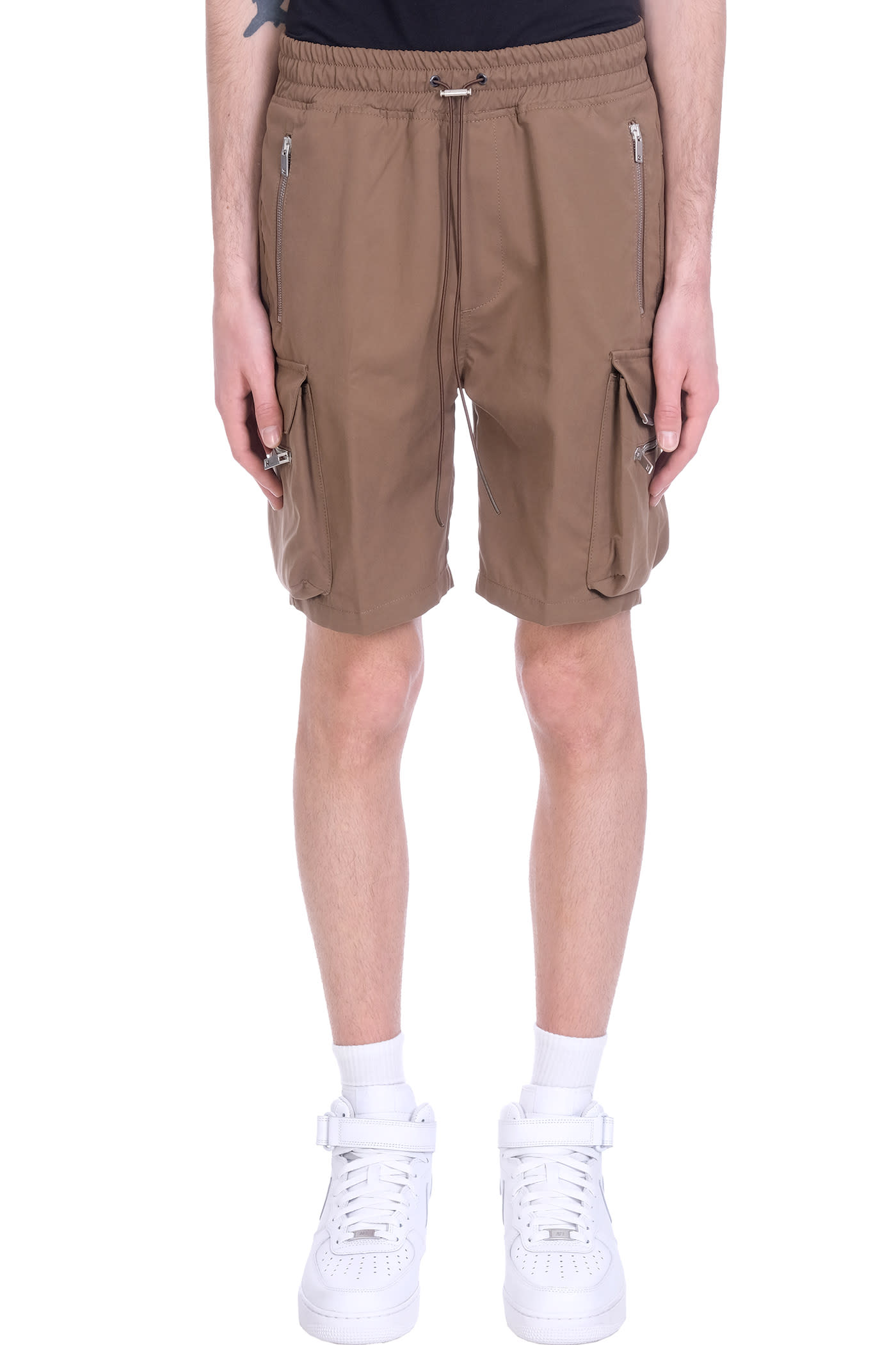 REPRESENT Shorts In Brown Cotton