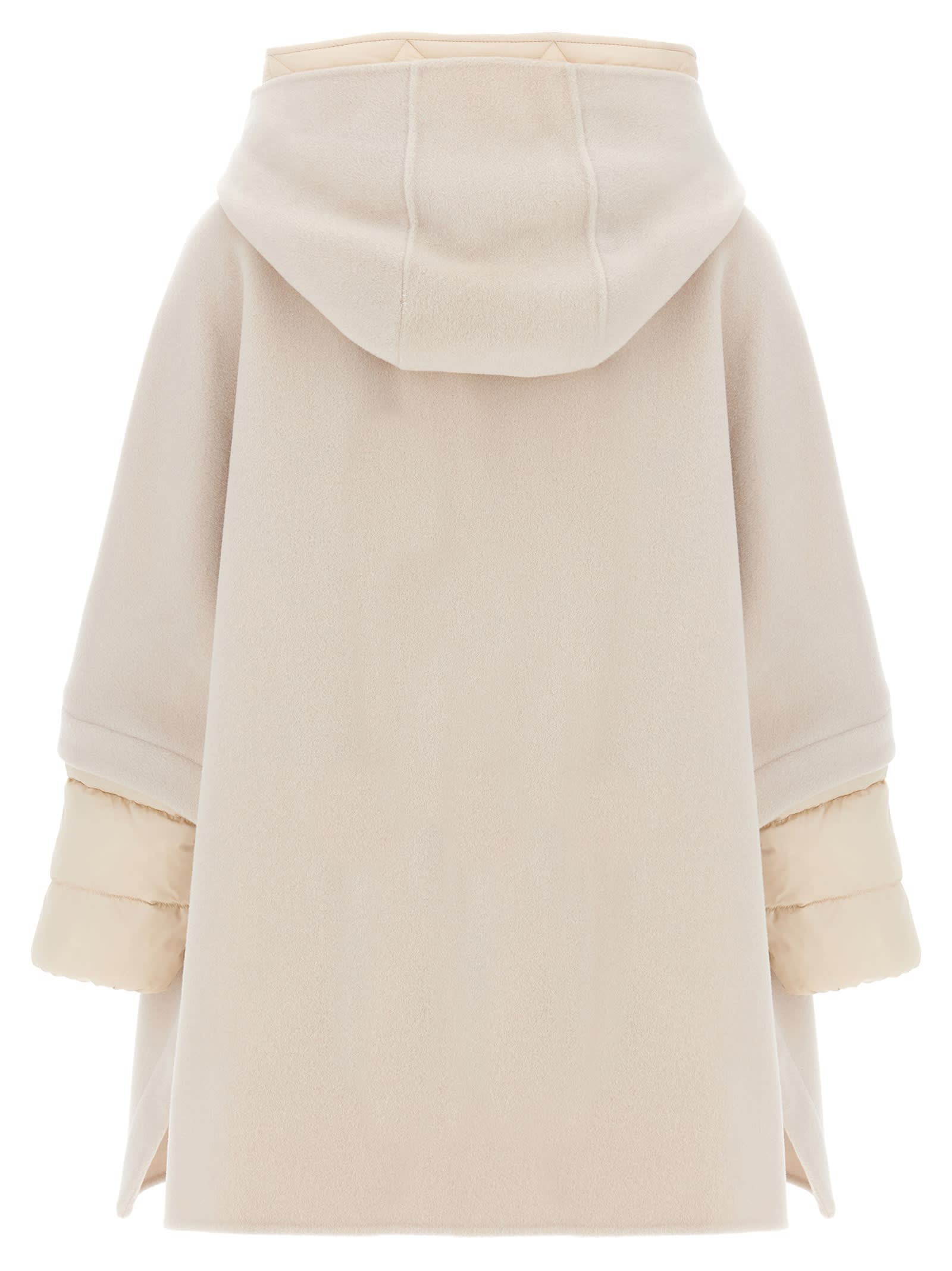 Shop Pinko Medaglia Cape In Beige