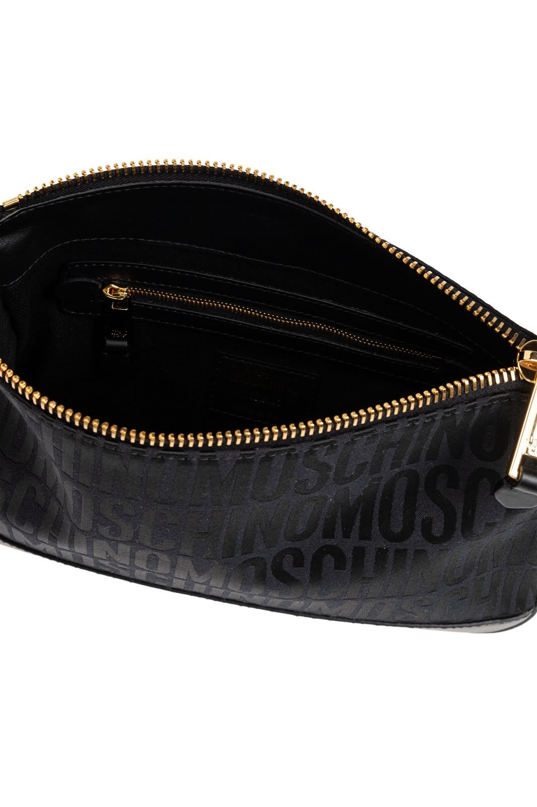 Shop Moschino Monogrammed Shoulder Bag