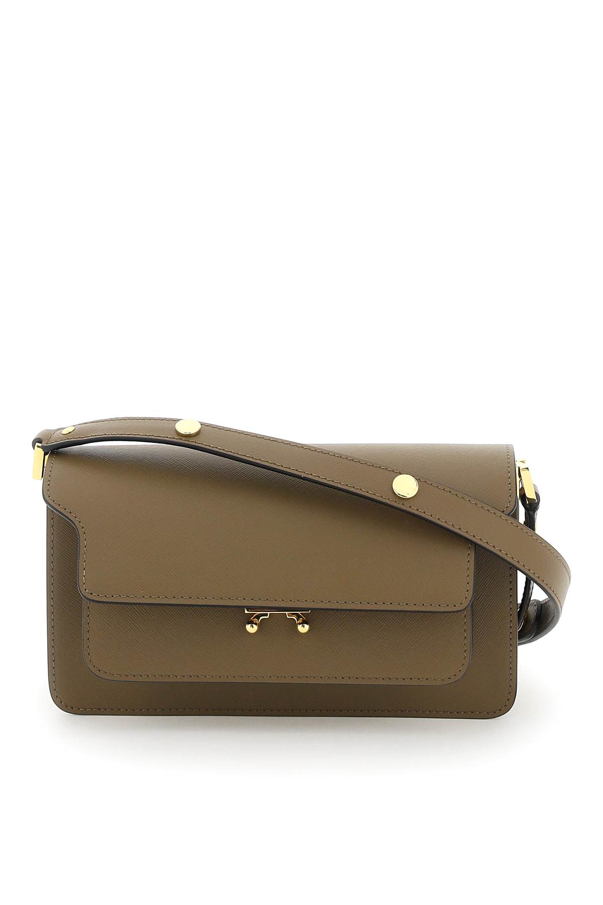 Women's Tricolour Leather Trunk East-west Bag by Marni
