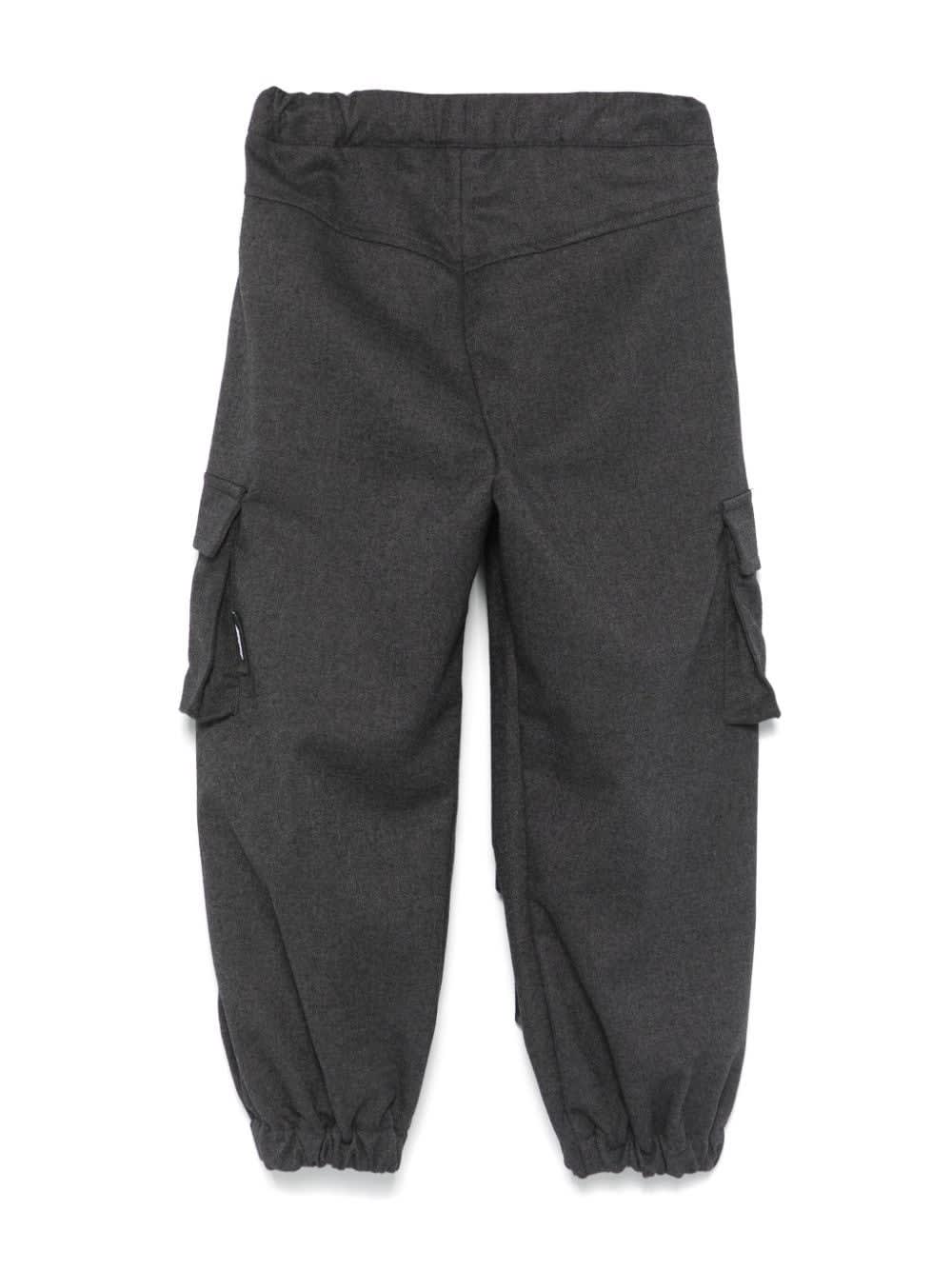 Shop Msgm Pantaloni Cargo In Gray