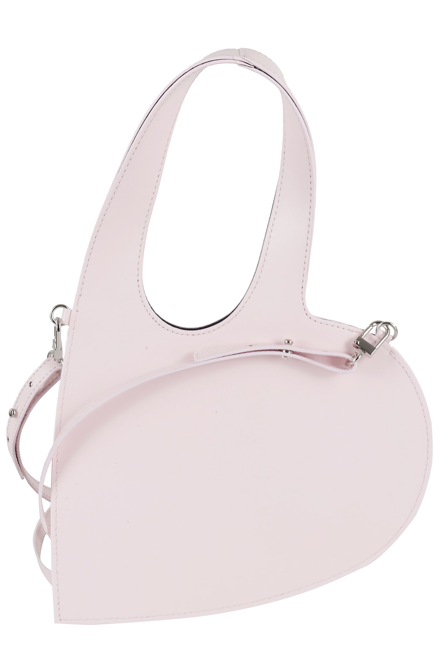 Coperni Heart Shape Tote Bag With Single Handle In Pink Pnk