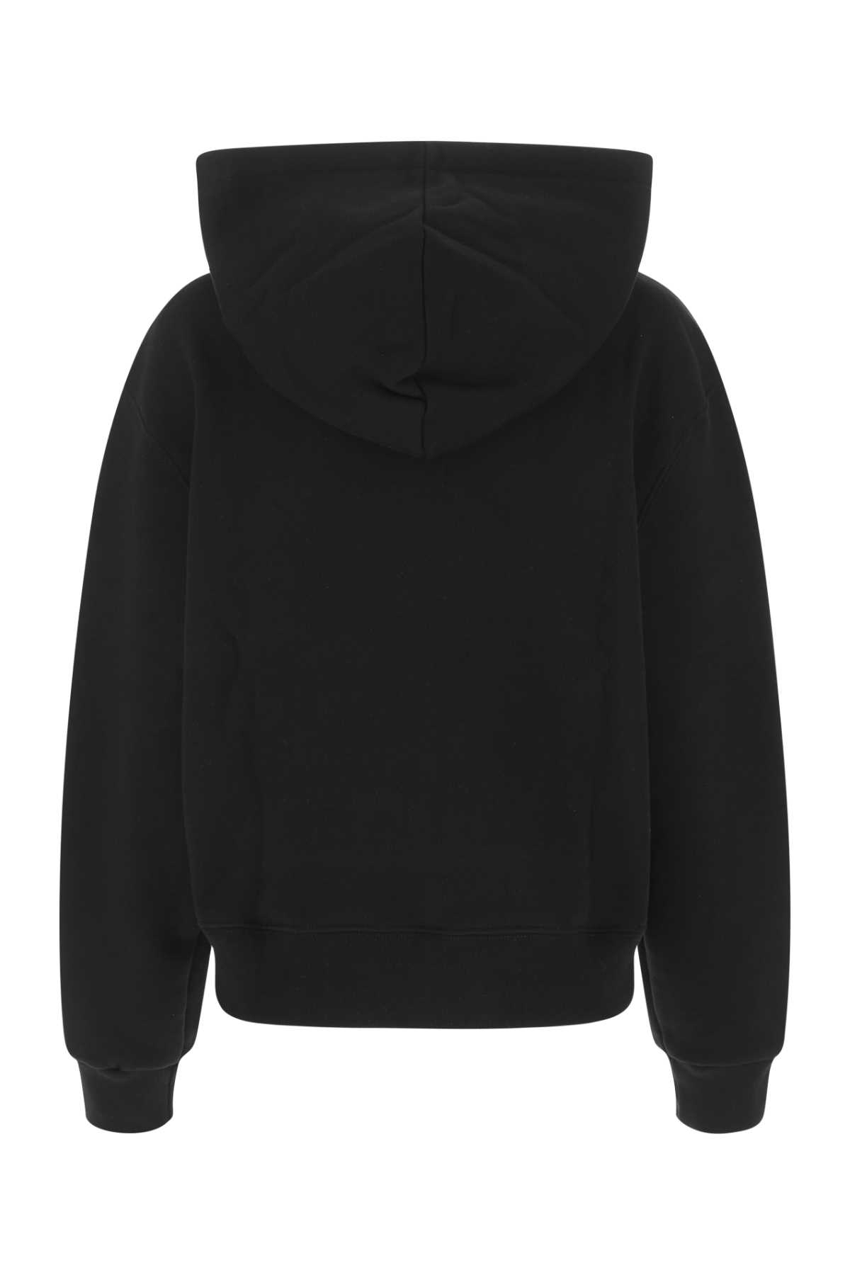 Shop Amiri Black Cotton Oversize Sweatshirt In 001