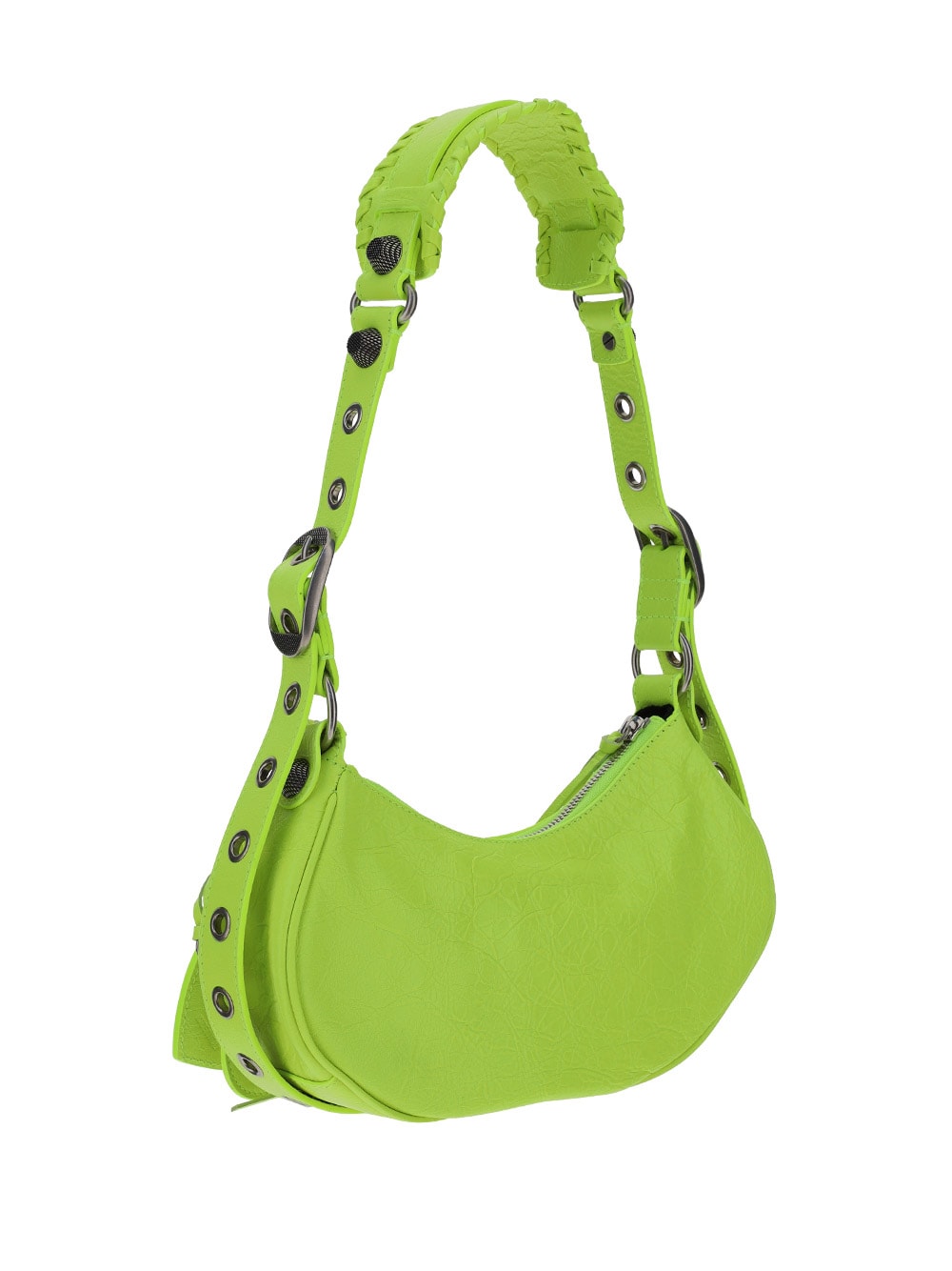 Shop Balenciaga Le Cagole Shoulder Bag In Green