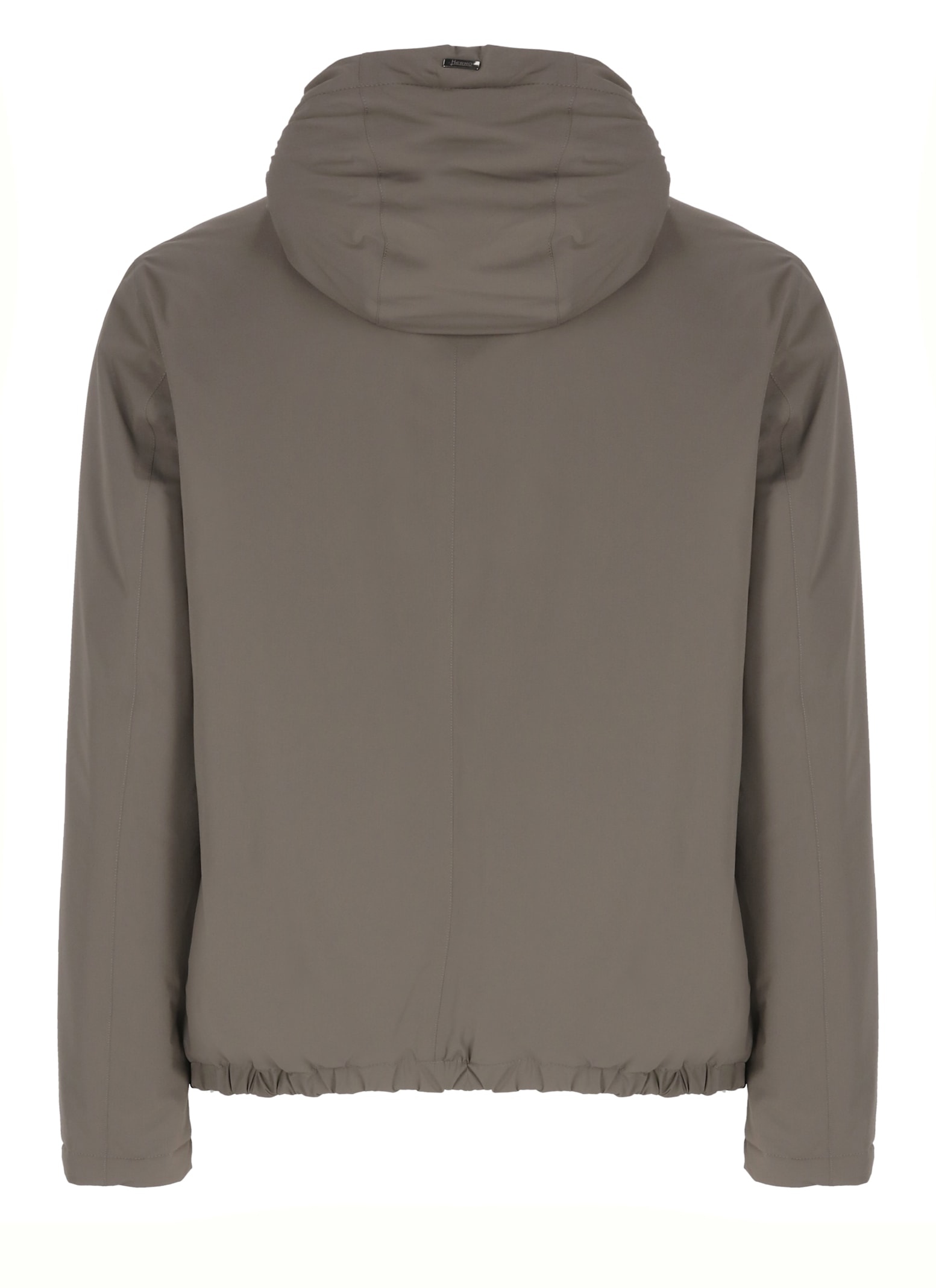 Herno Beige Waterproof Jacket With Adjustable Hood In Neutral