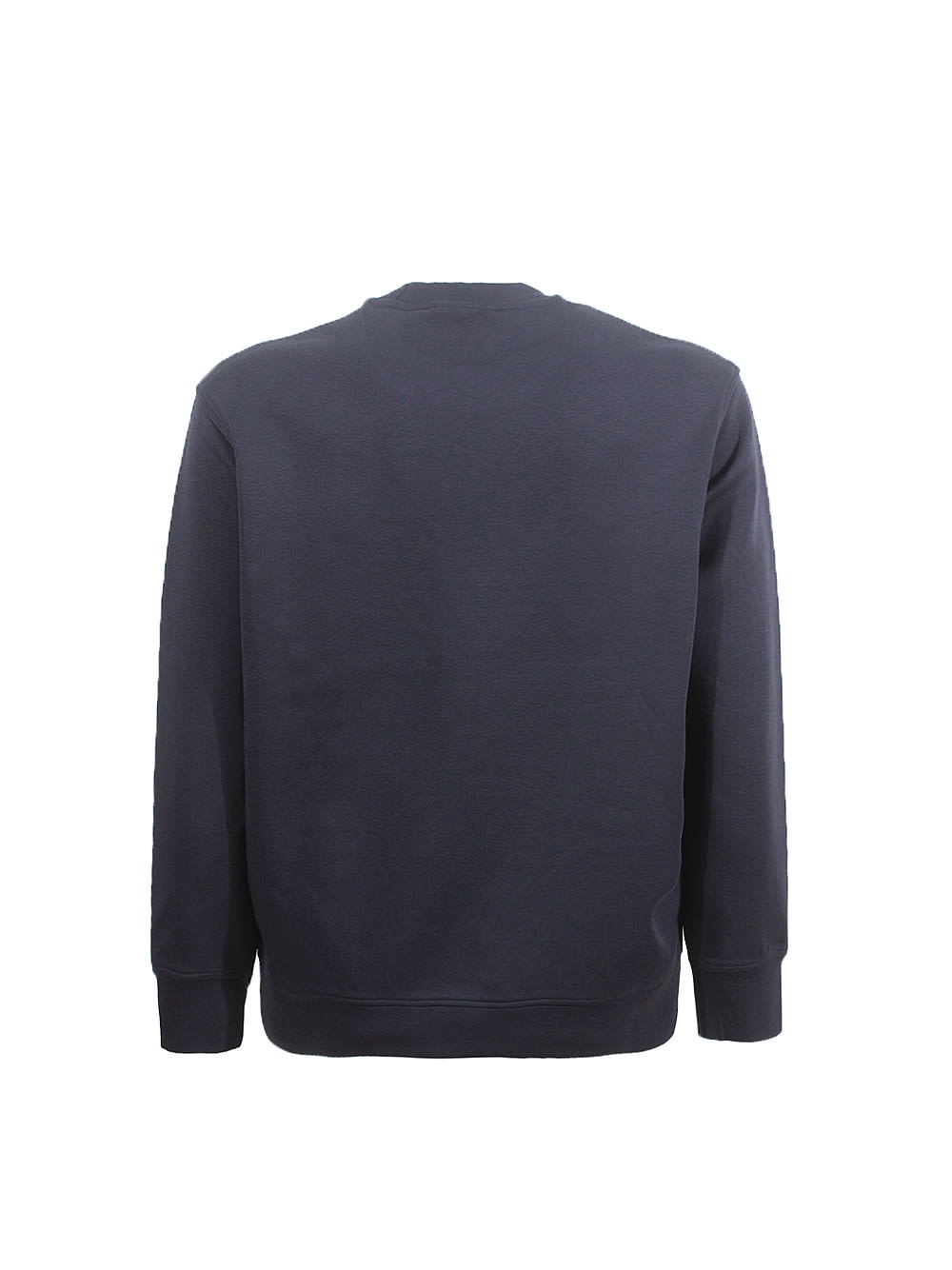 Shop Emporio Armani Crew Neck Sweatshirt In Blue