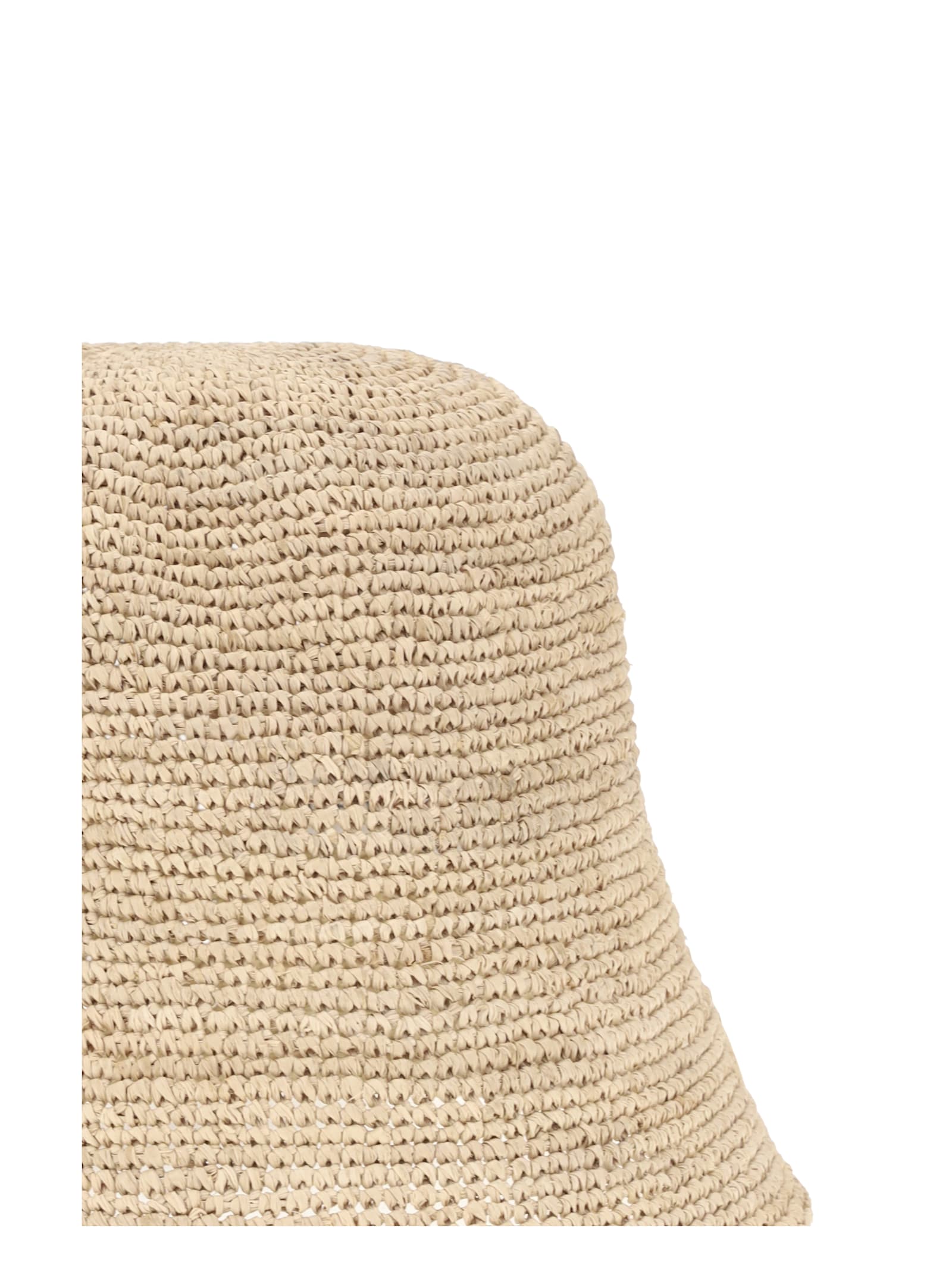 Ibeliv Andao Rafia Hat In Metallic