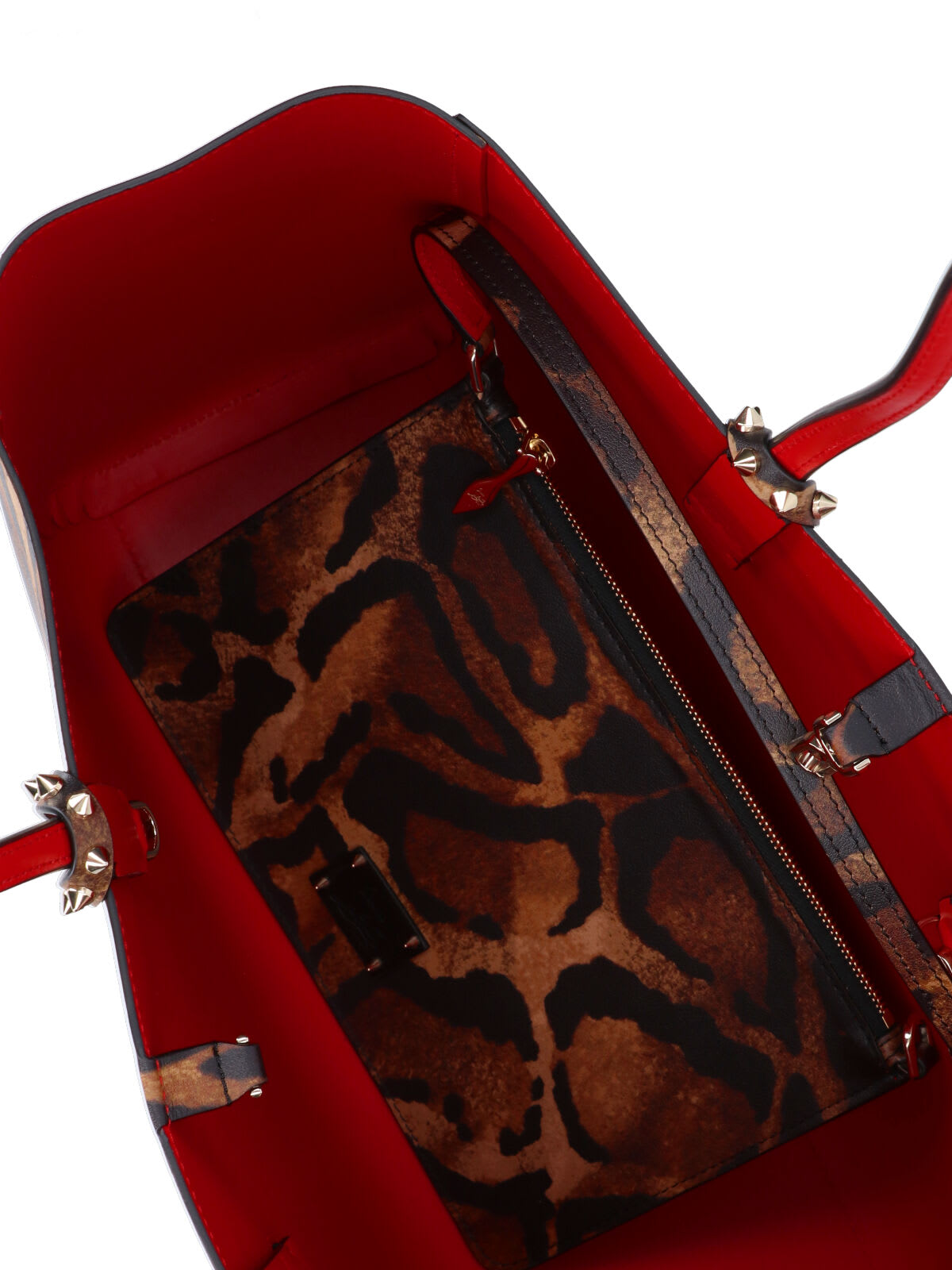 Christian Louboutin Cabata Tote Bag In Brown