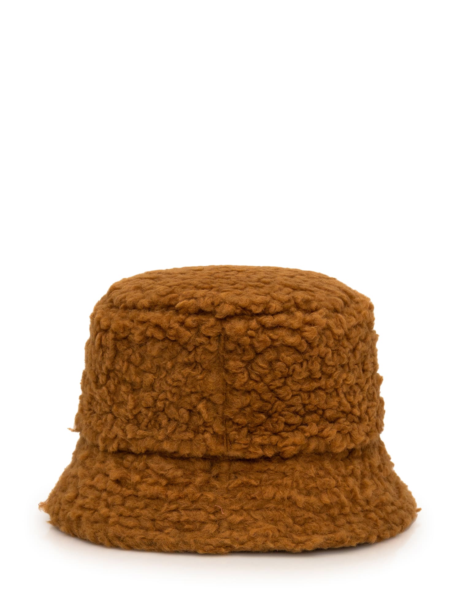 Shop Marni Bucket Hat With Logo In Ocher