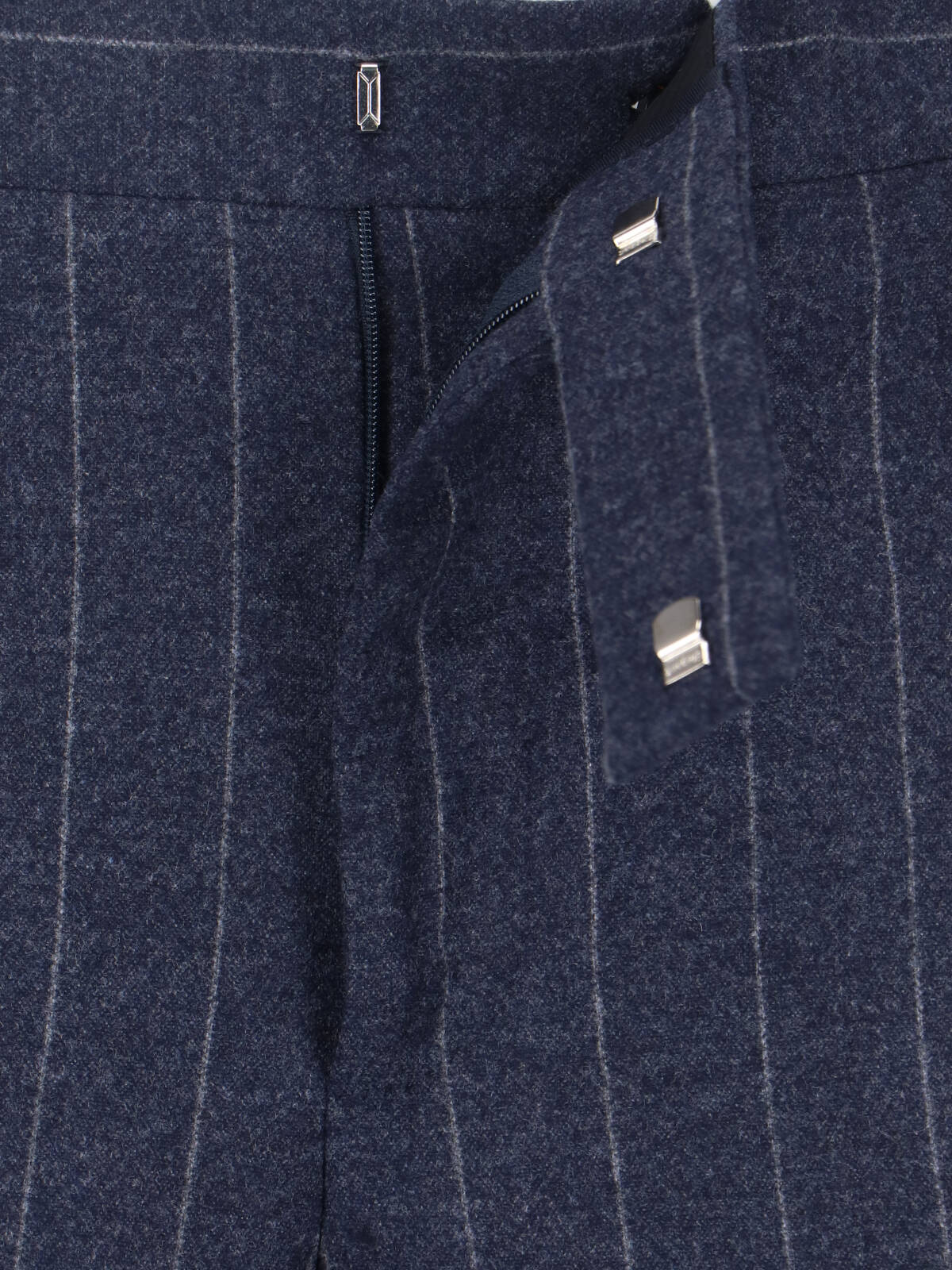 Lardini Virgin Wool And Cashmere Pants In Blue