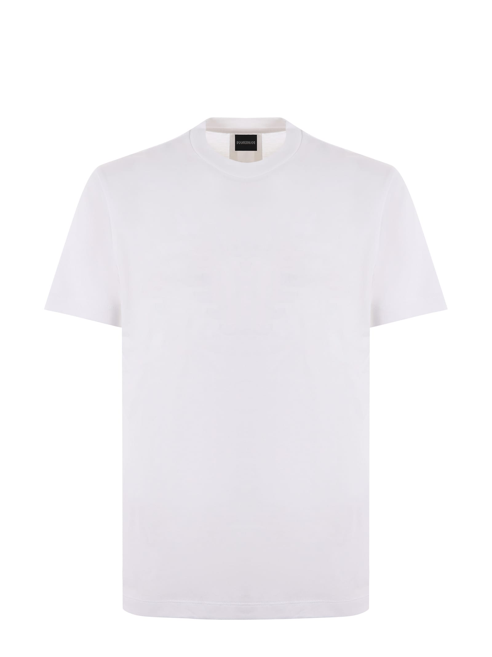 Shop Emporio Armani T-shirt In Bianco