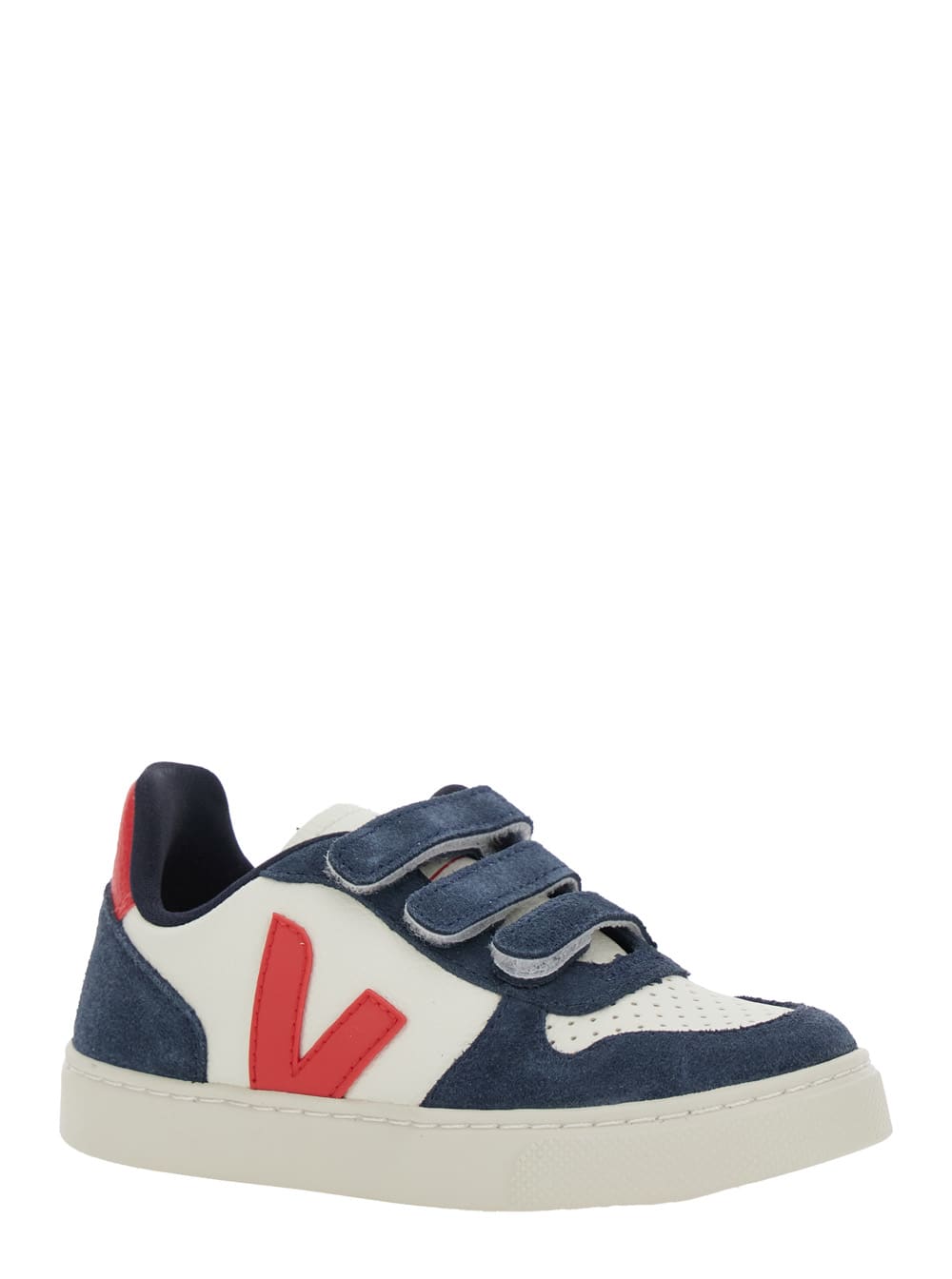 Veja V-10 Leather Sneakers In Multicolor