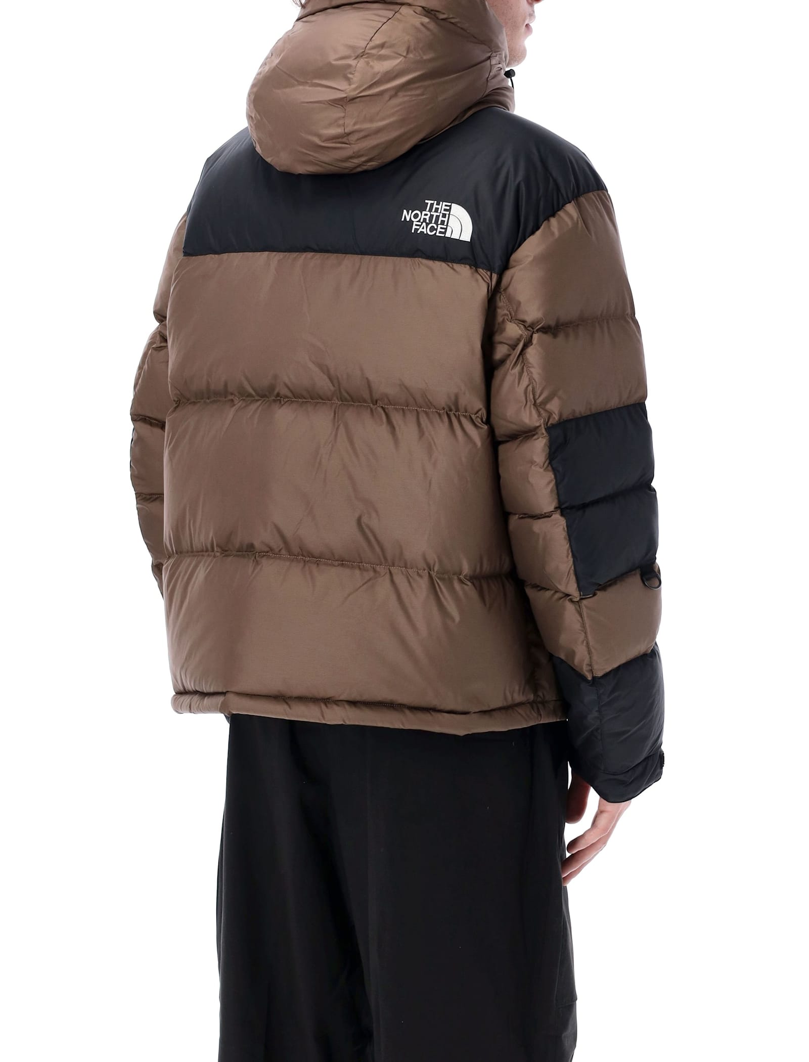 Shop The North Face Himalayan Baltoro Down Jacket In Smokey Brown/tnf Black