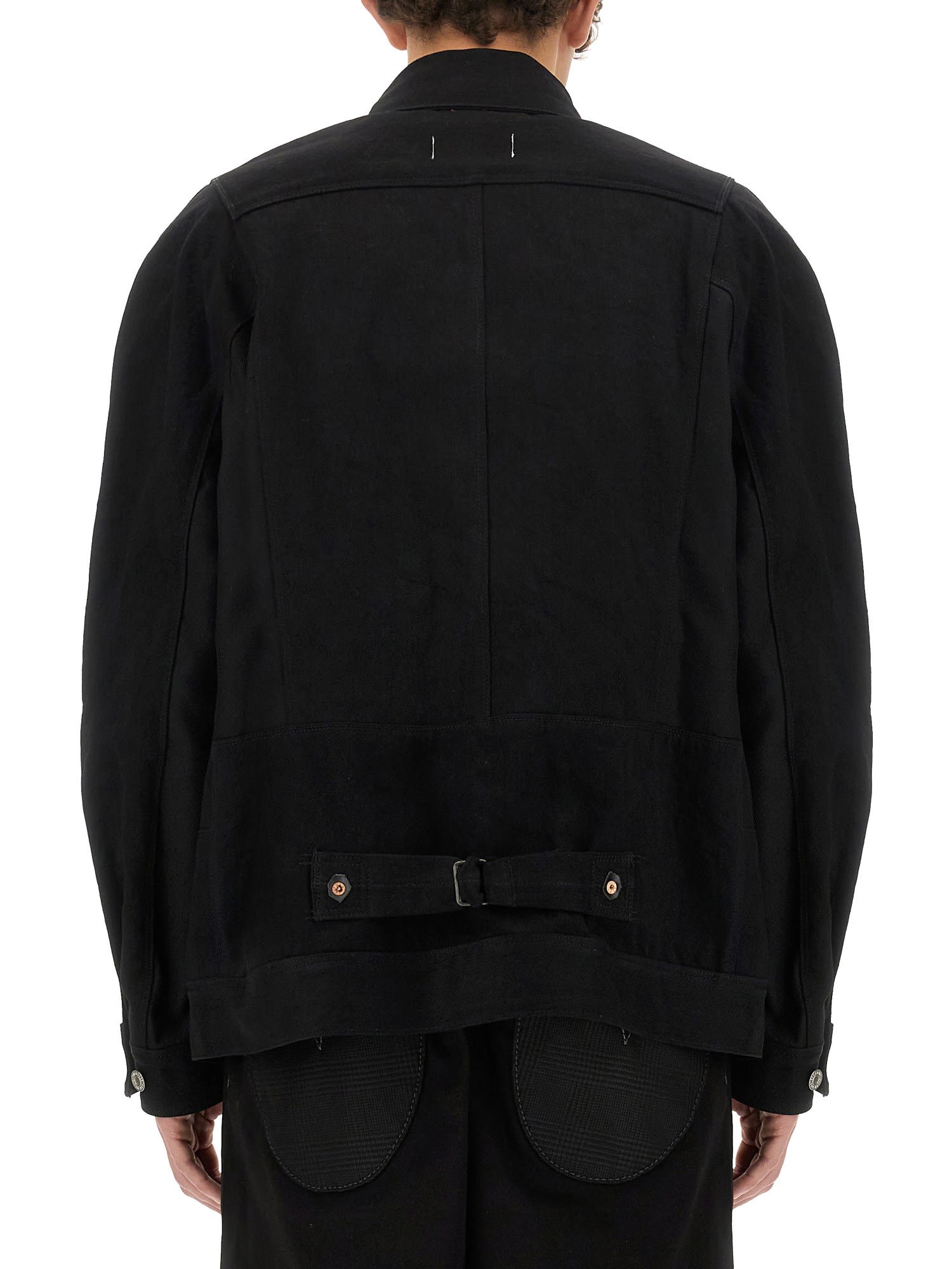 Shop Junya Watanabe X Levis Jacket In Black