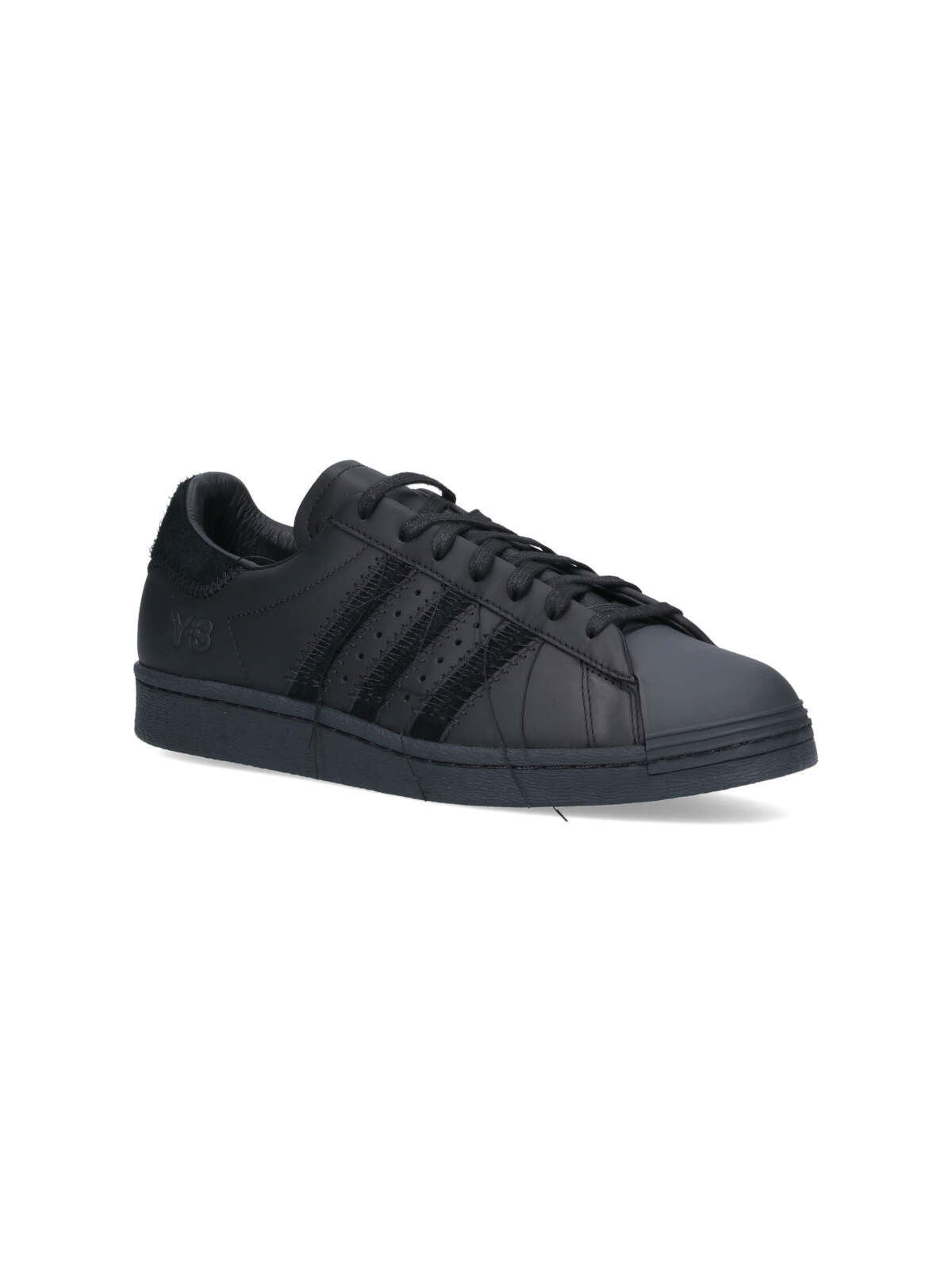 Shop Y-3 Superstar Sneakers In Black