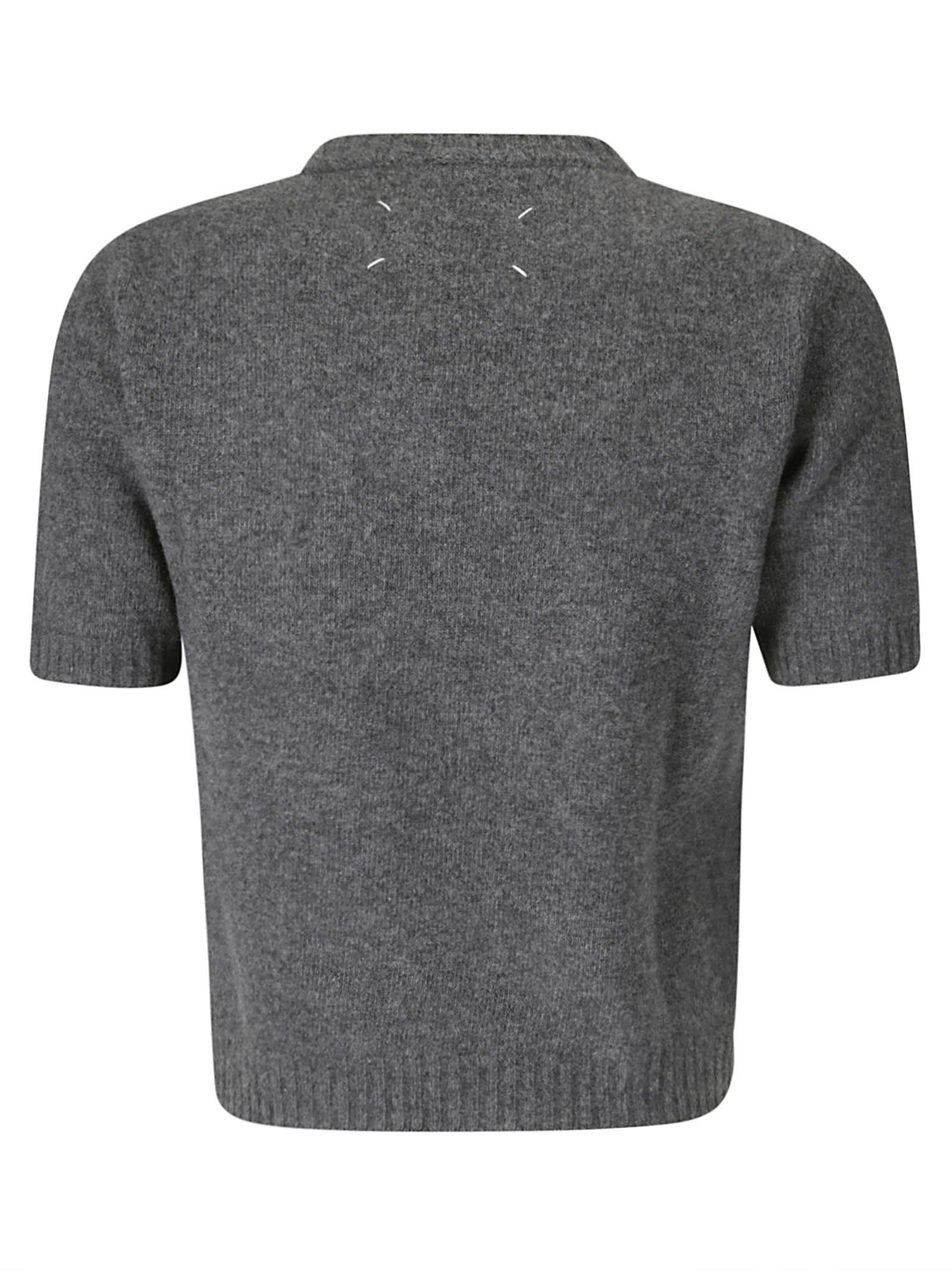 Shop Maison Margiela Crewneck In Charcoal