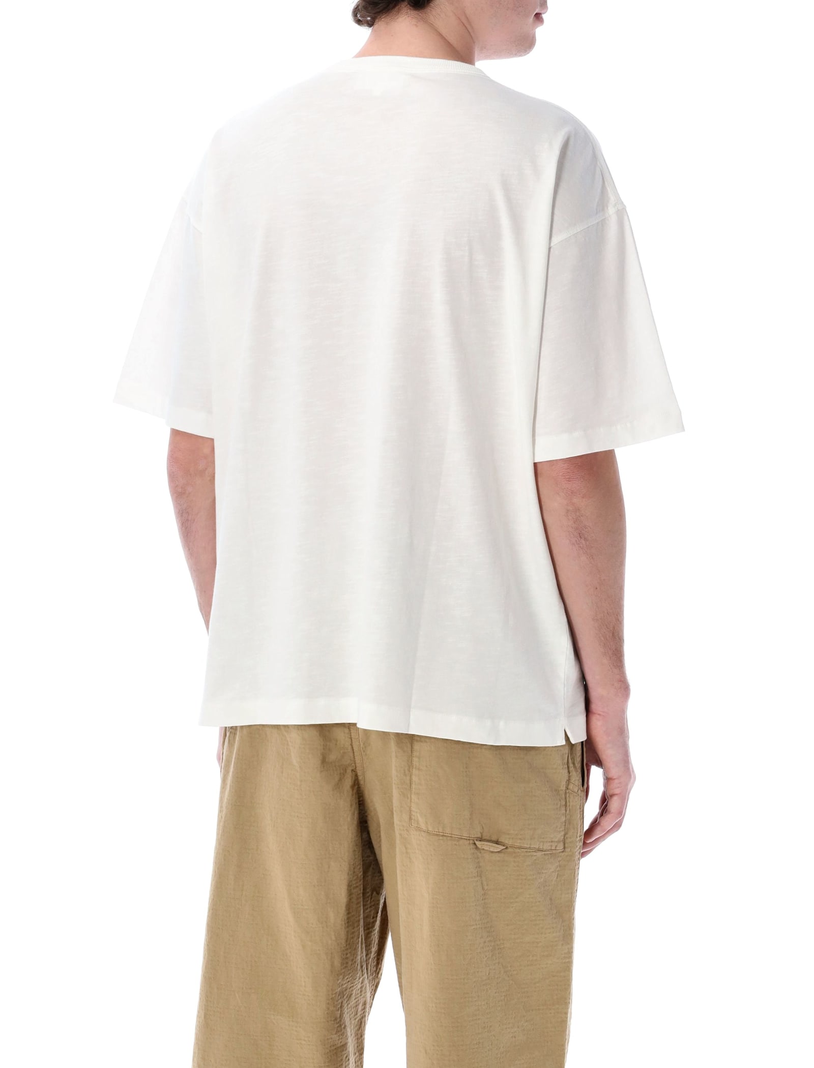 Ymc You Must Create Short Raglan-sleeved T-shirt In White