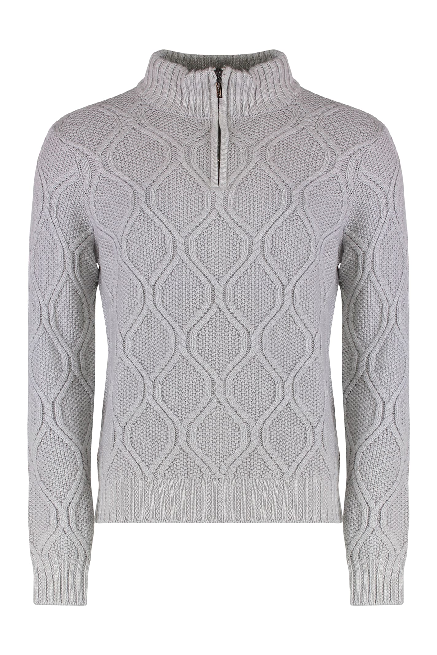 Moorer Fedro Turtleneck Sweater In Gray