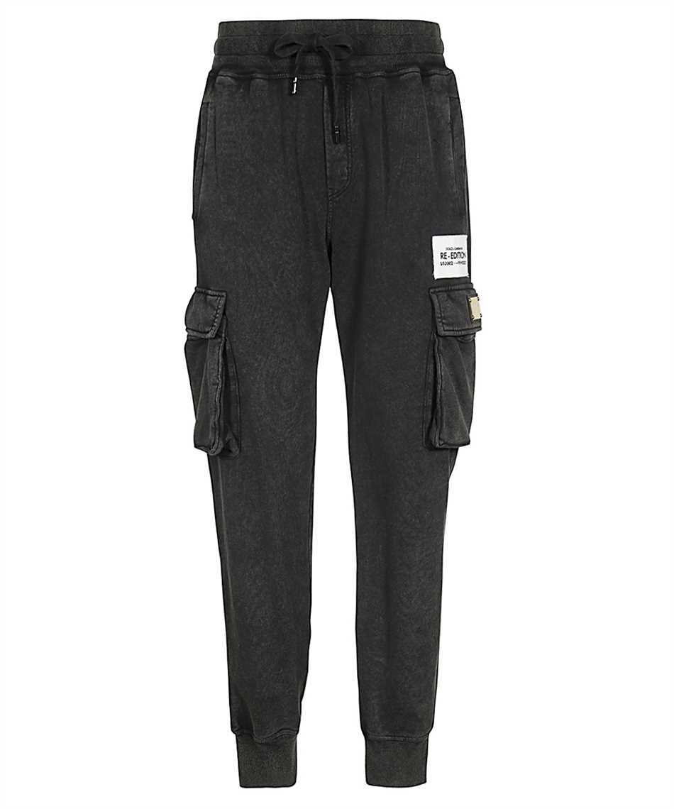 Shop Dolce & Gabbana Cotton Track-pants In Grey