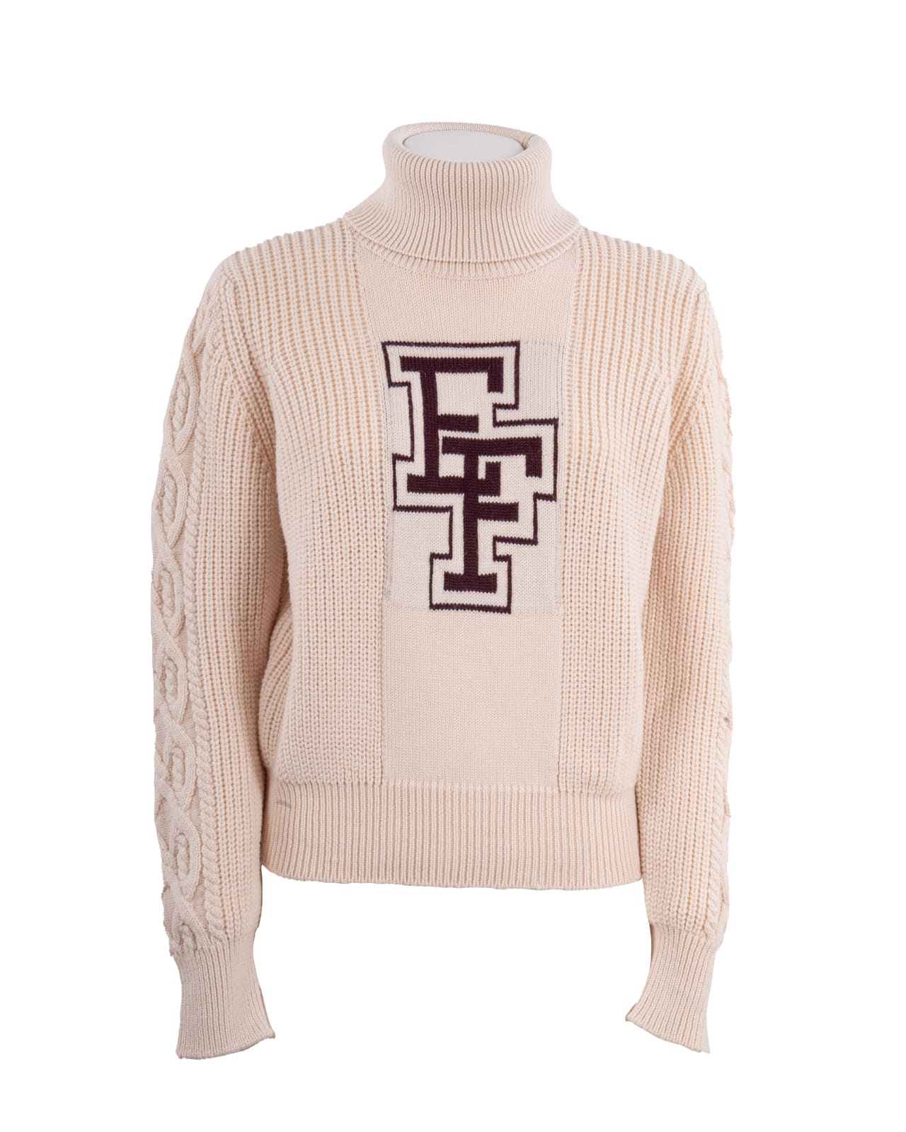 Shop Elisabetta Franchi Sweaters In Burro