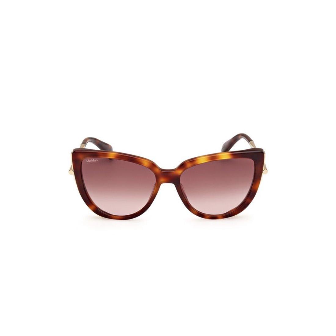 Shop Max Mara Cat-eye Sunglasses In 52f