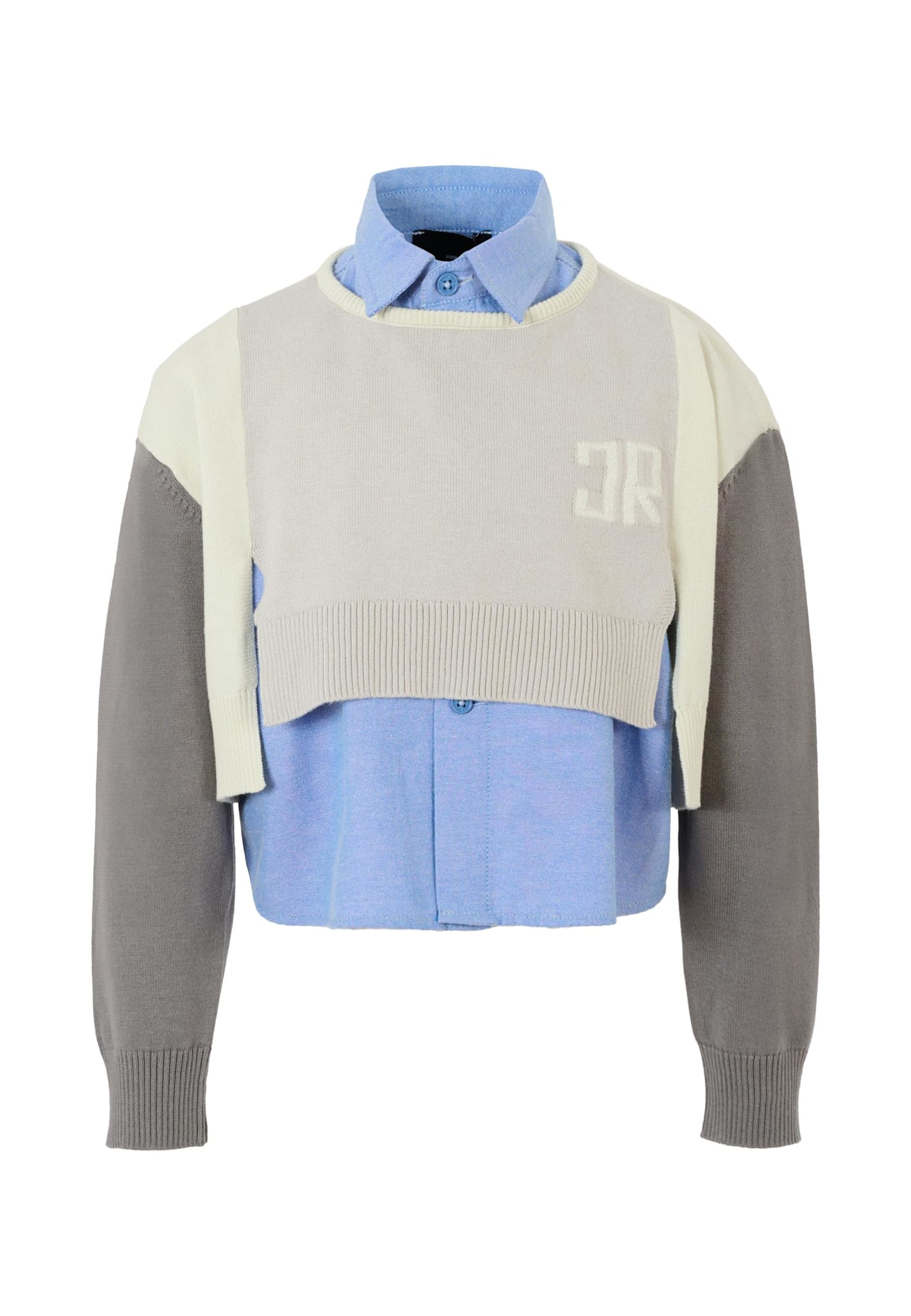 Richmond Multicolor Sweater For Girl With Logo In Multi