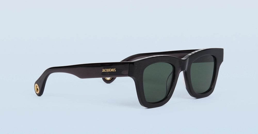 Shop Jacquemus Les Lunettes Nocio - Multi Black Sunglasses
