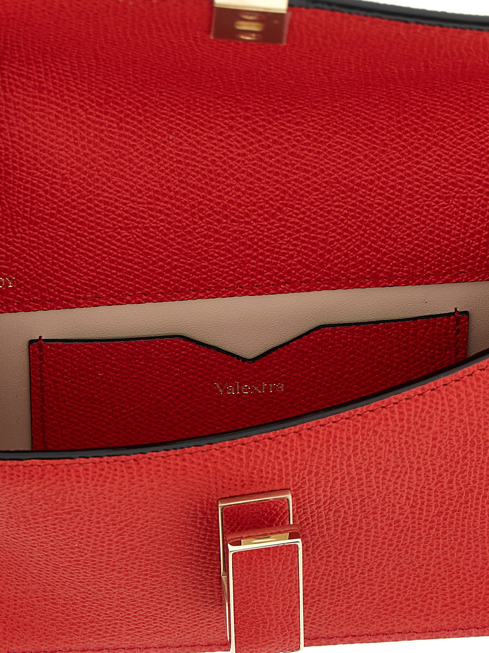Valextra Iside Clutch In Red