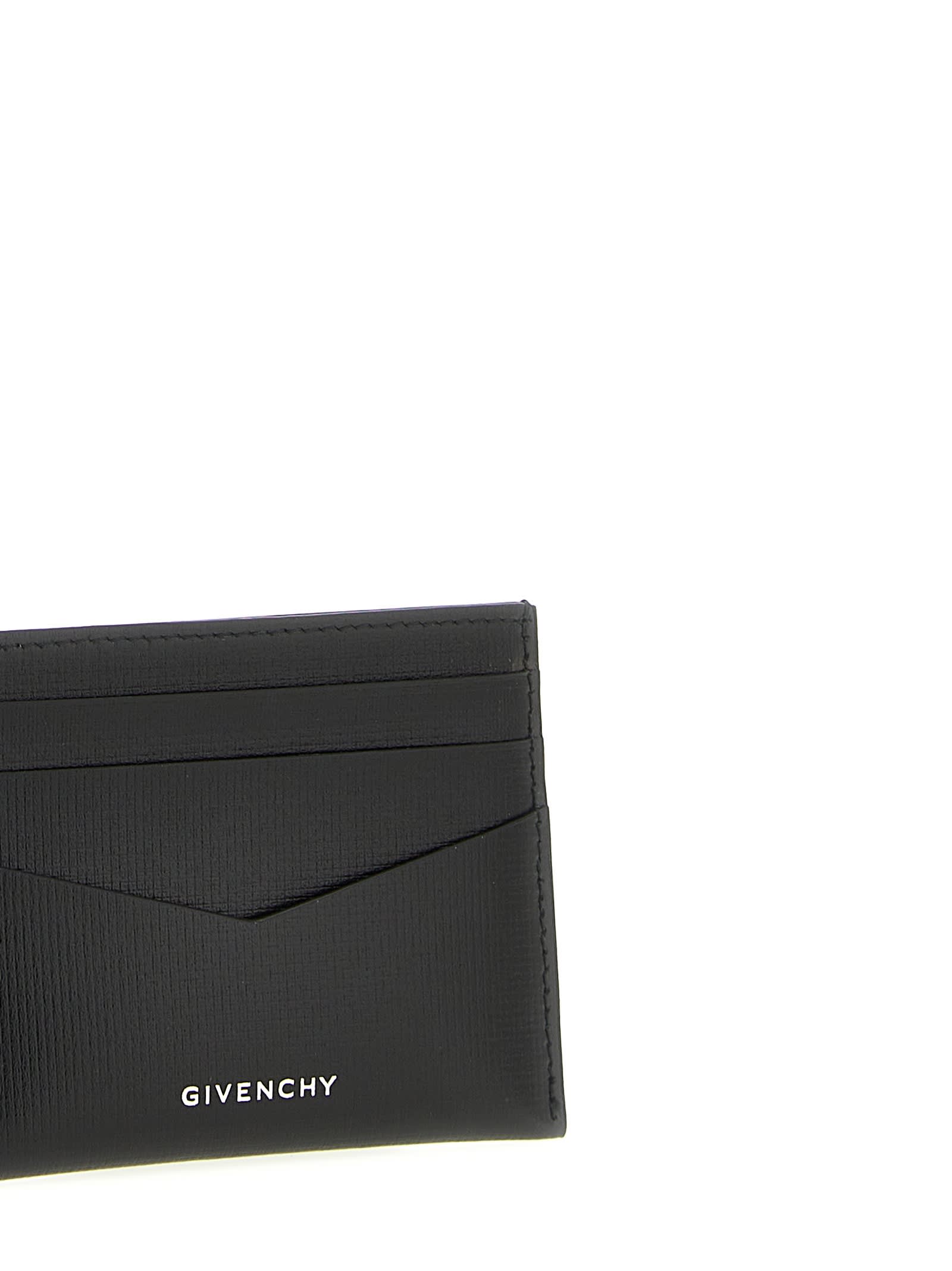 Shop Givenchy Logo Card Holder In Black