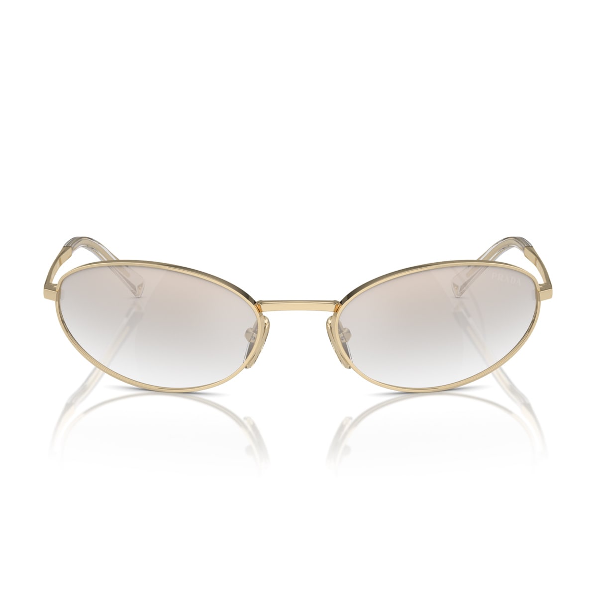 Shop Prada Pra A59s 14n7h1 Oro Pallido Sunglasses