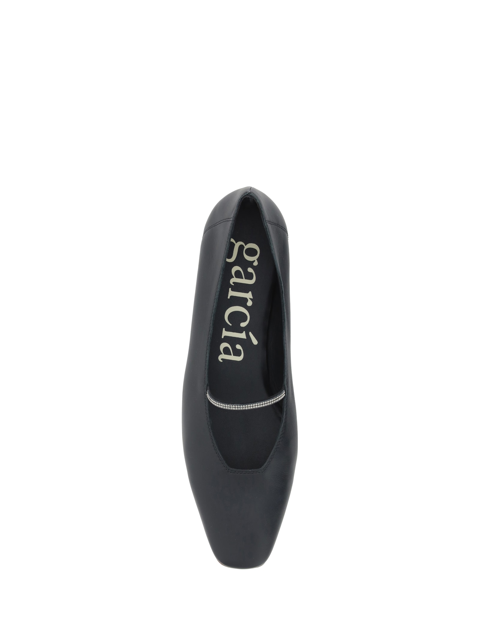 Shop Pedro Garcia Tila Ballerinas In Black