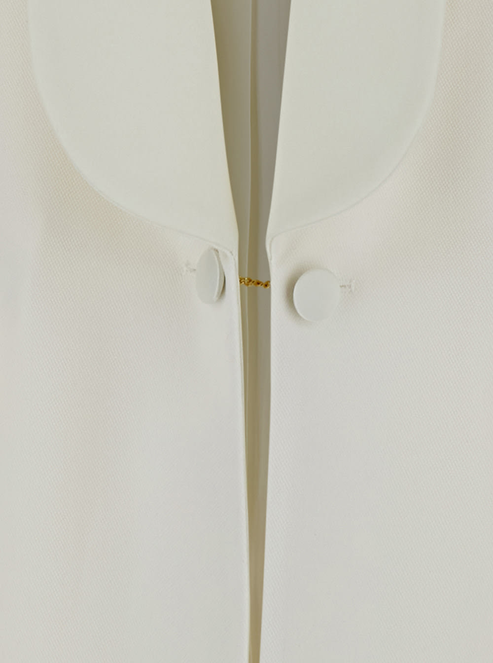 Victoria Beckham White Jacket With Shawl Collar In White