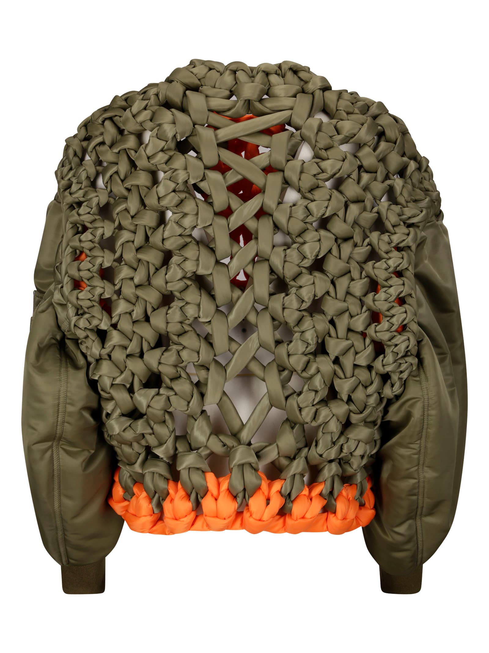 Shop Comme Des Garçons Ladies Jacket In Khaki