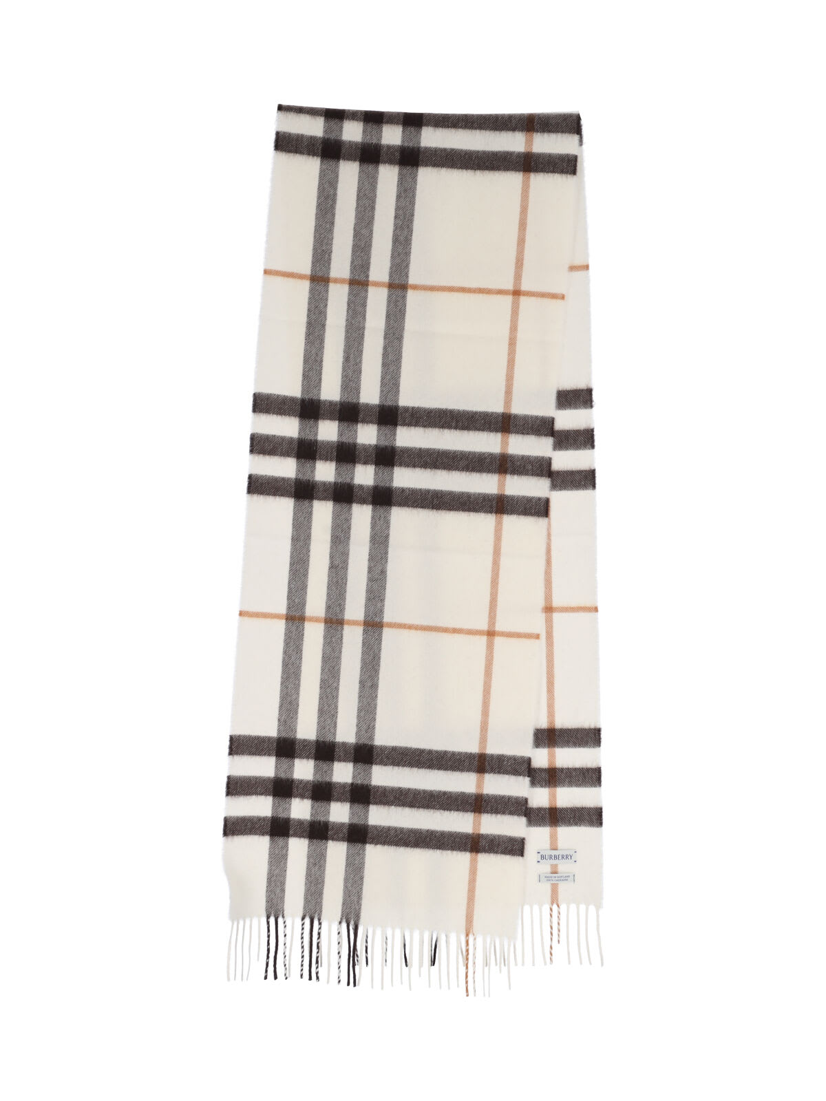 Burberry Cashmere Scarf In Neutral
