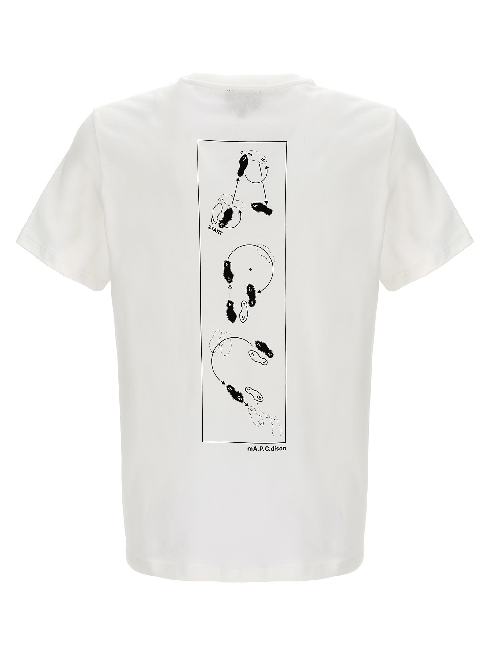 Shop Apc Madison T-shirt In White