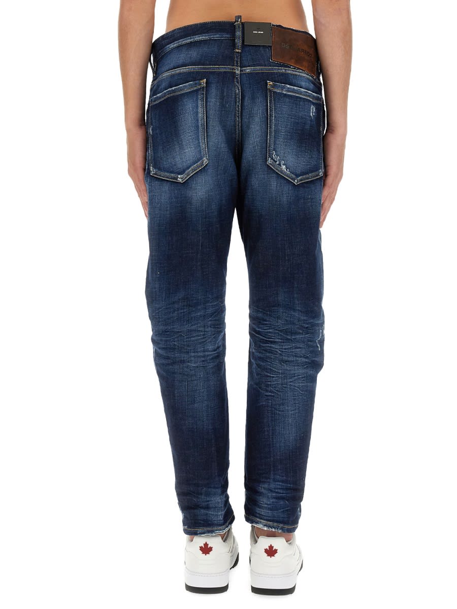 Shop Dsquared2 Jeans Bro In Blue