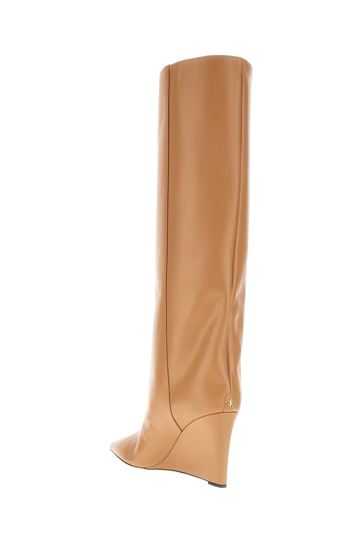 JIMMY CHOO CAMEL LEATHER BLAKE BOOTS