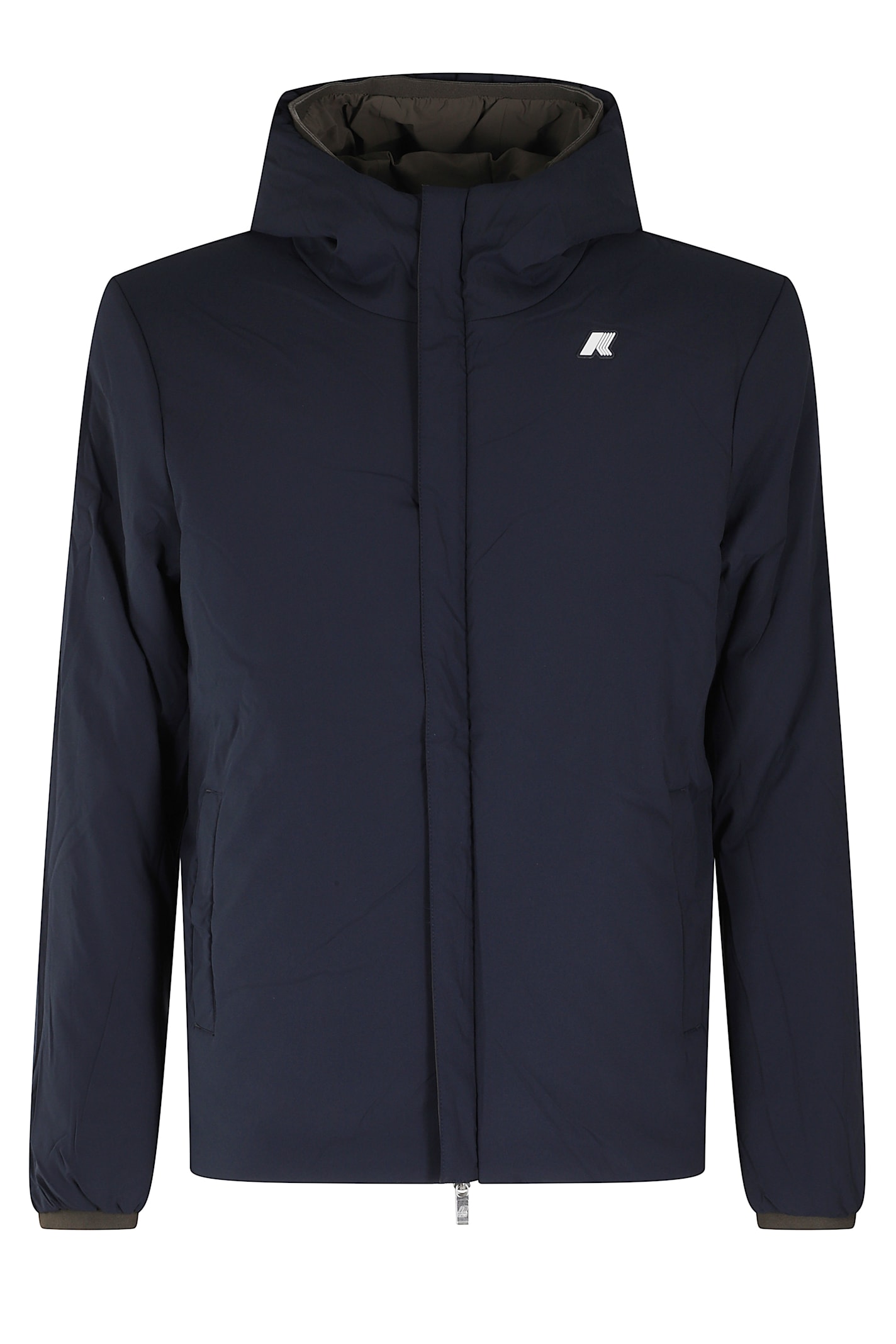 K-way Jack St Warm Double Slim-fit Giacca Reversibile. In Poliestere Elasticizzato Impermeabile. Imbottitu
