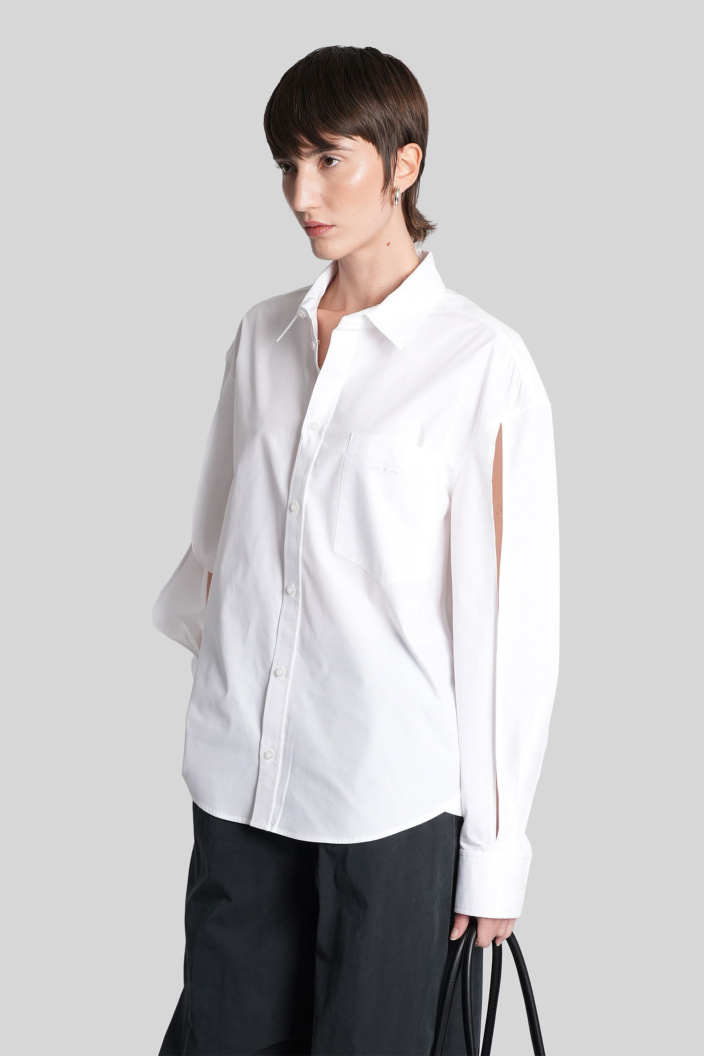 Alexander Wang Shirt In White Cotton In White